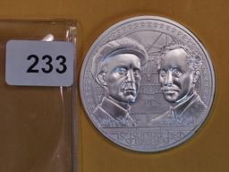 GEM Brilliant Uncirculated 2022 Niue silver Two Dollars