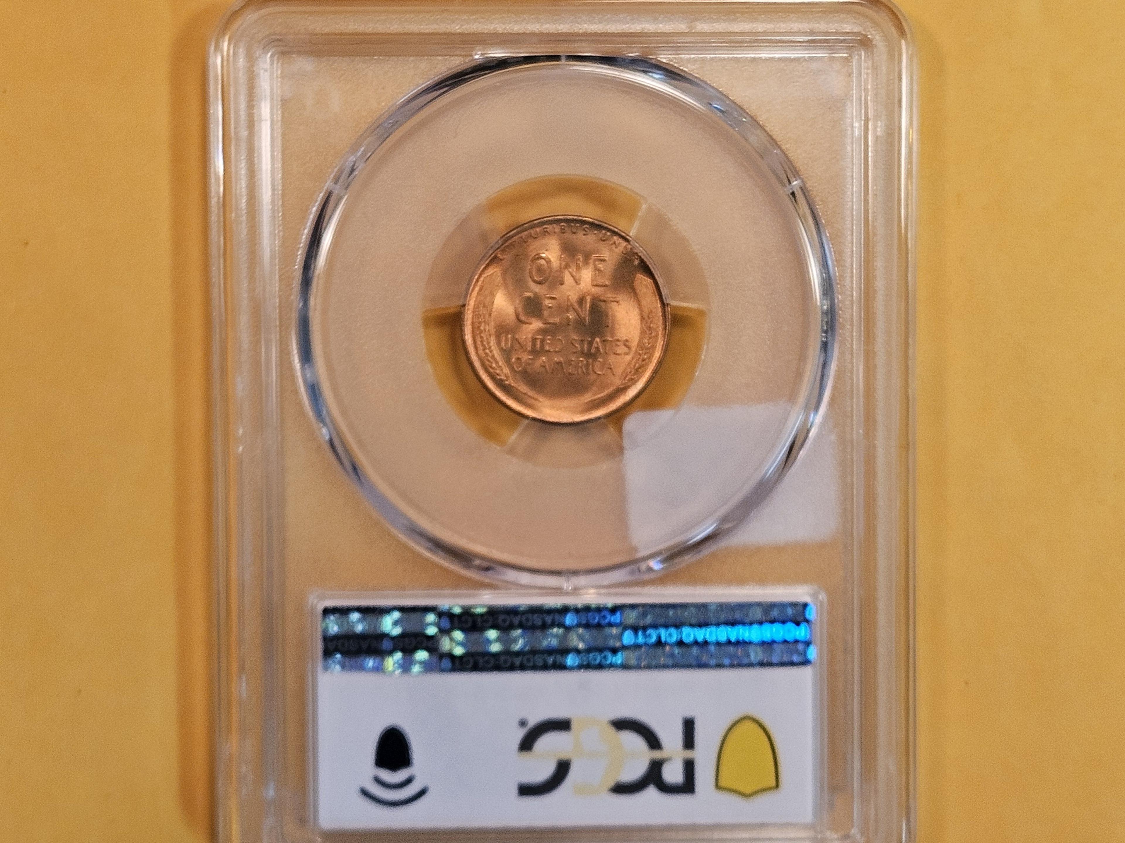 GEM! PCGS 1948-S Wheat cent in Mint State 66 RED