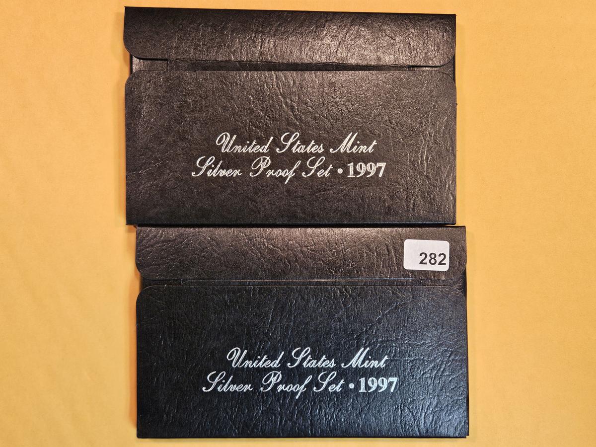 Two 1997 US SILVER Proof Sets