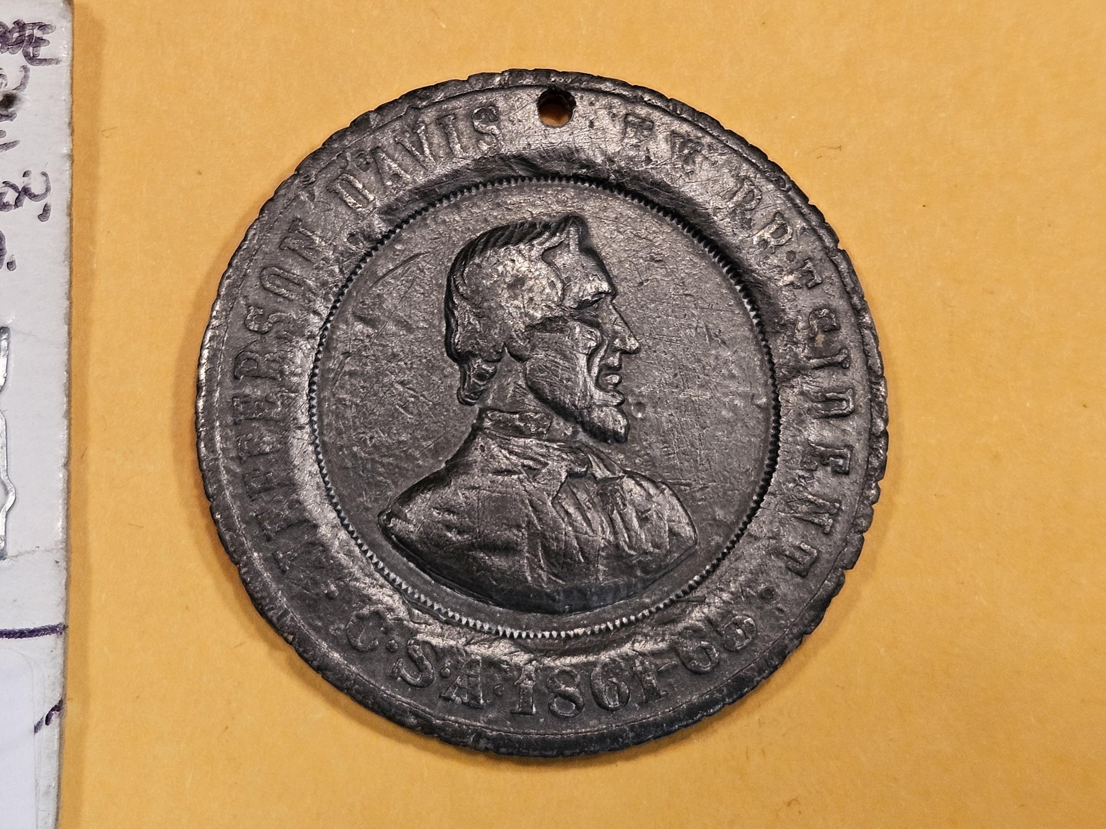 1887 Confederate Reunion Badge