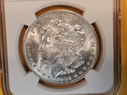 NGC 1904-O Morgan Dollar in Mint State 64