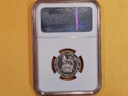 NGC 1911 Great Britain silver shilling in Proof 64