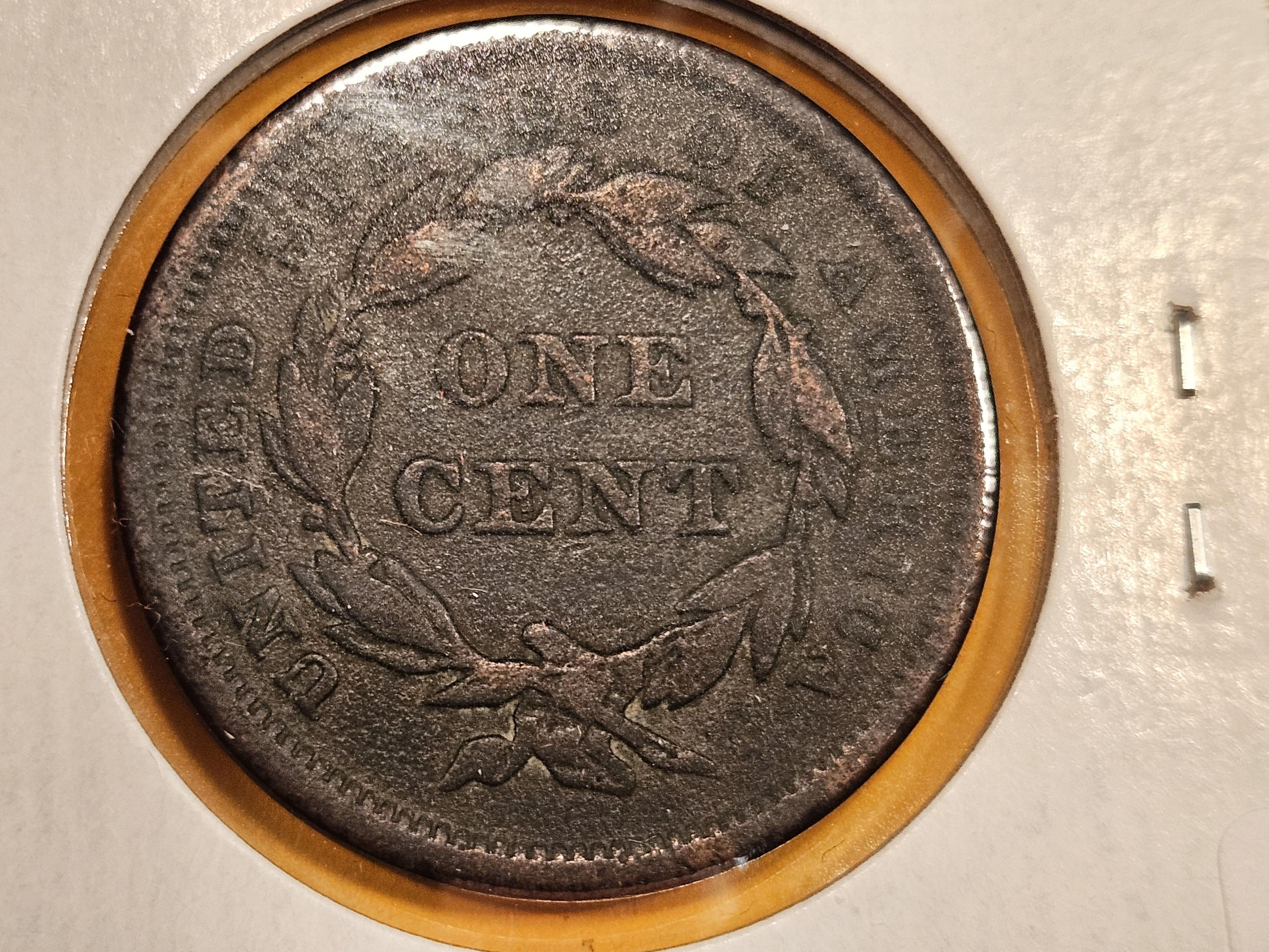 1840 Braided Hair Large Cent