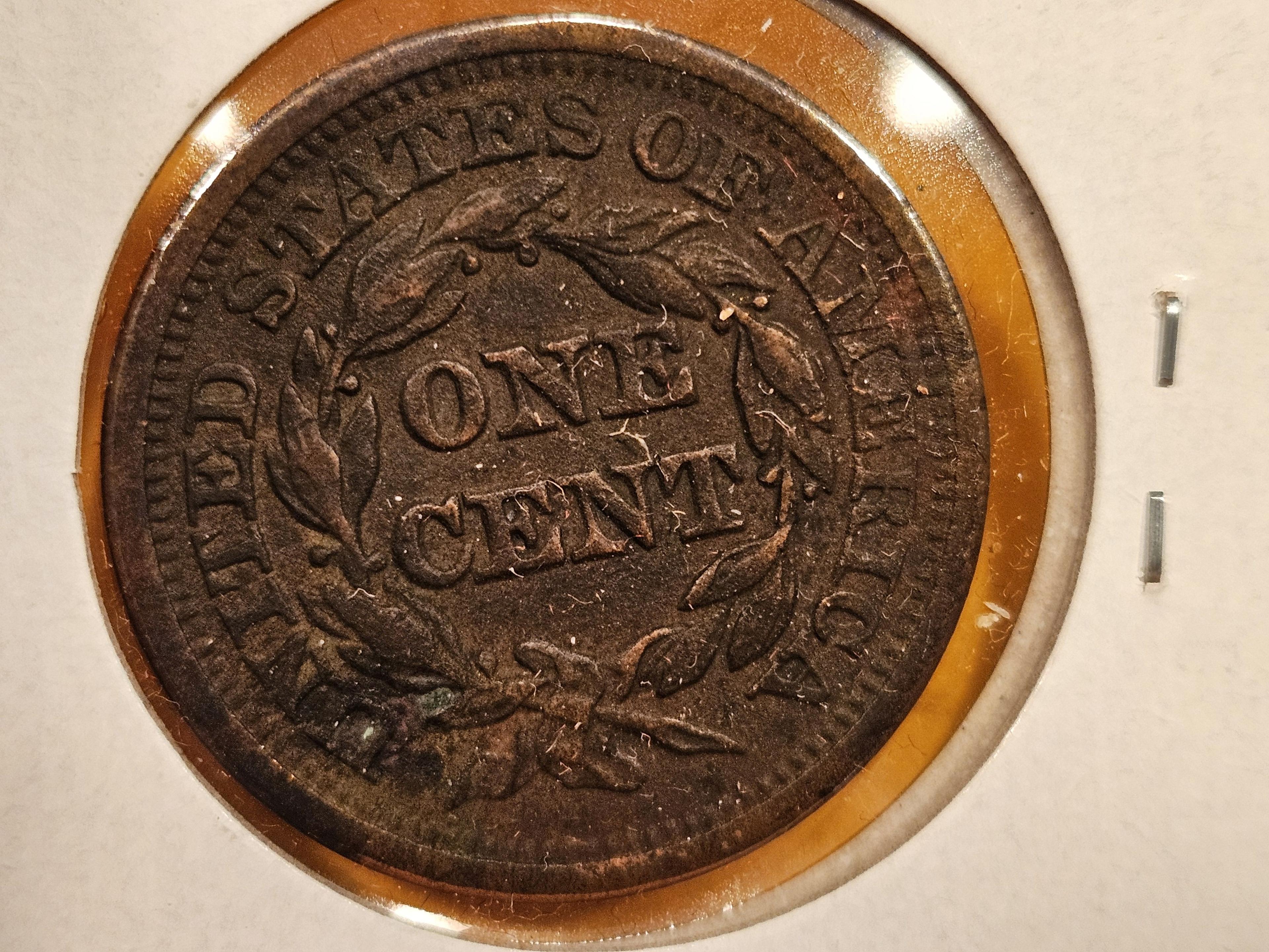 1846 Braided Hair Large Cent