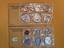 1963 and 1964 US Silver Proof Sets
