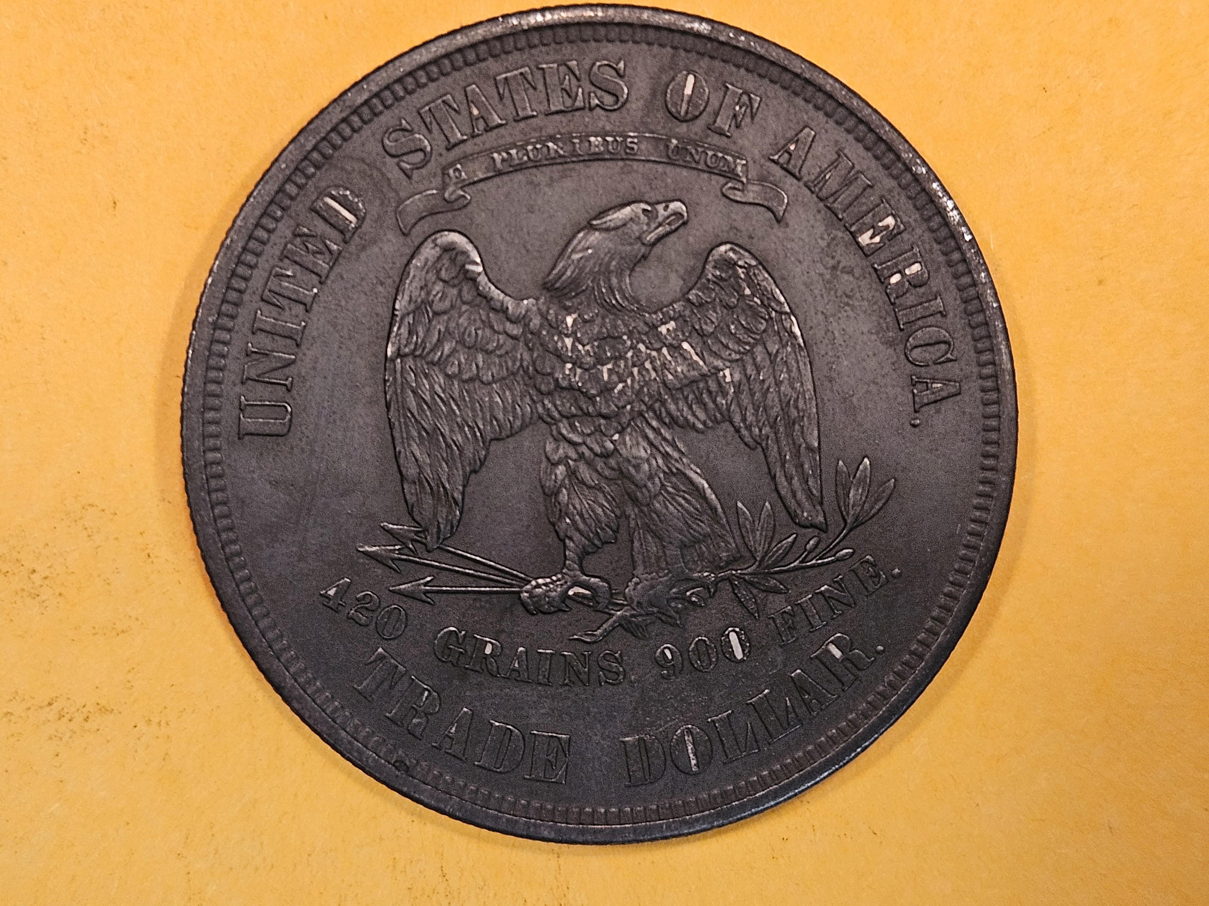 1873 Trade Dollar in Uncirculated - details