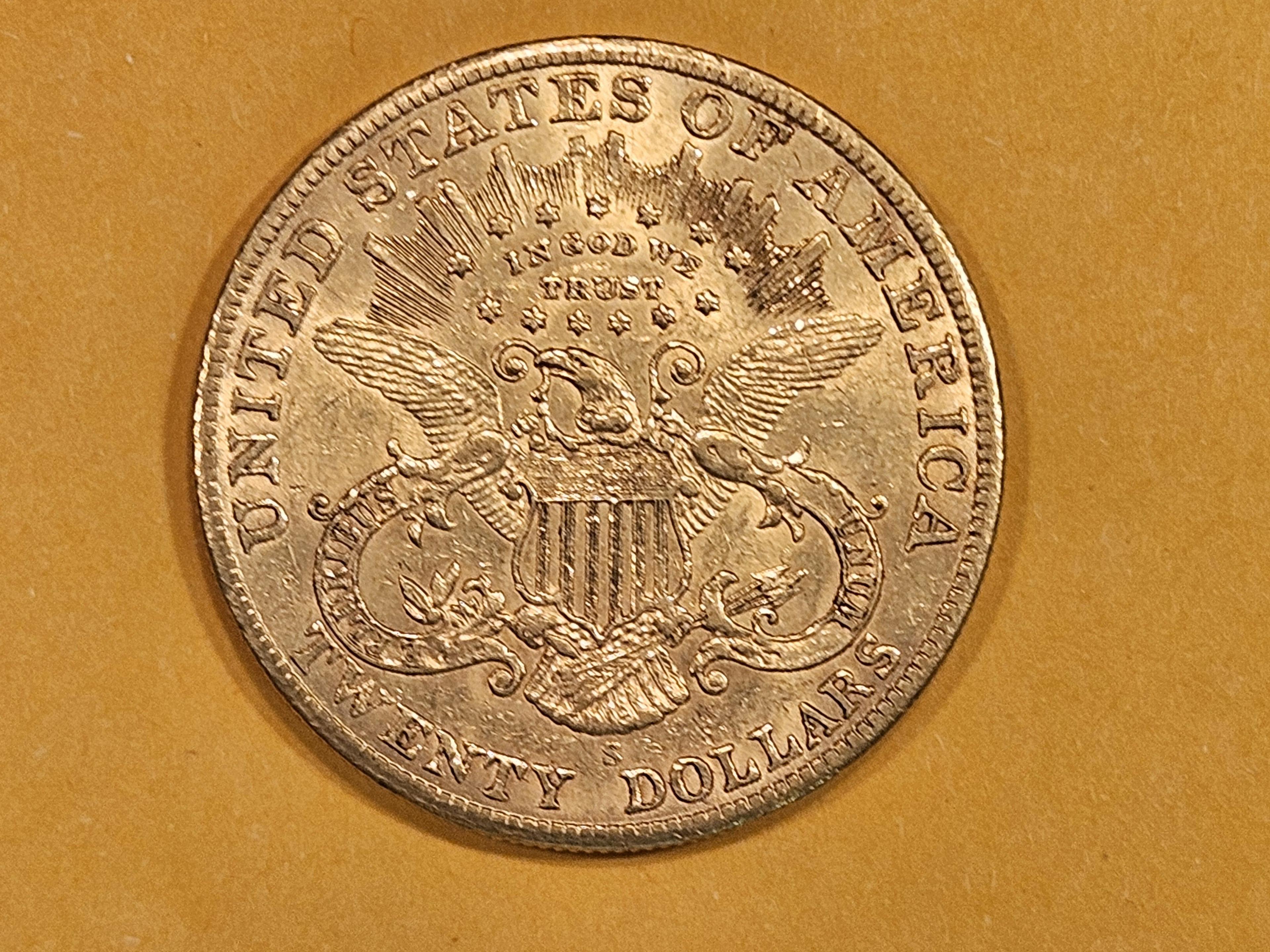 GOLD! Brilliant About Uncirculated plus 1902-S Liberty Head Gold Twenty Dollars