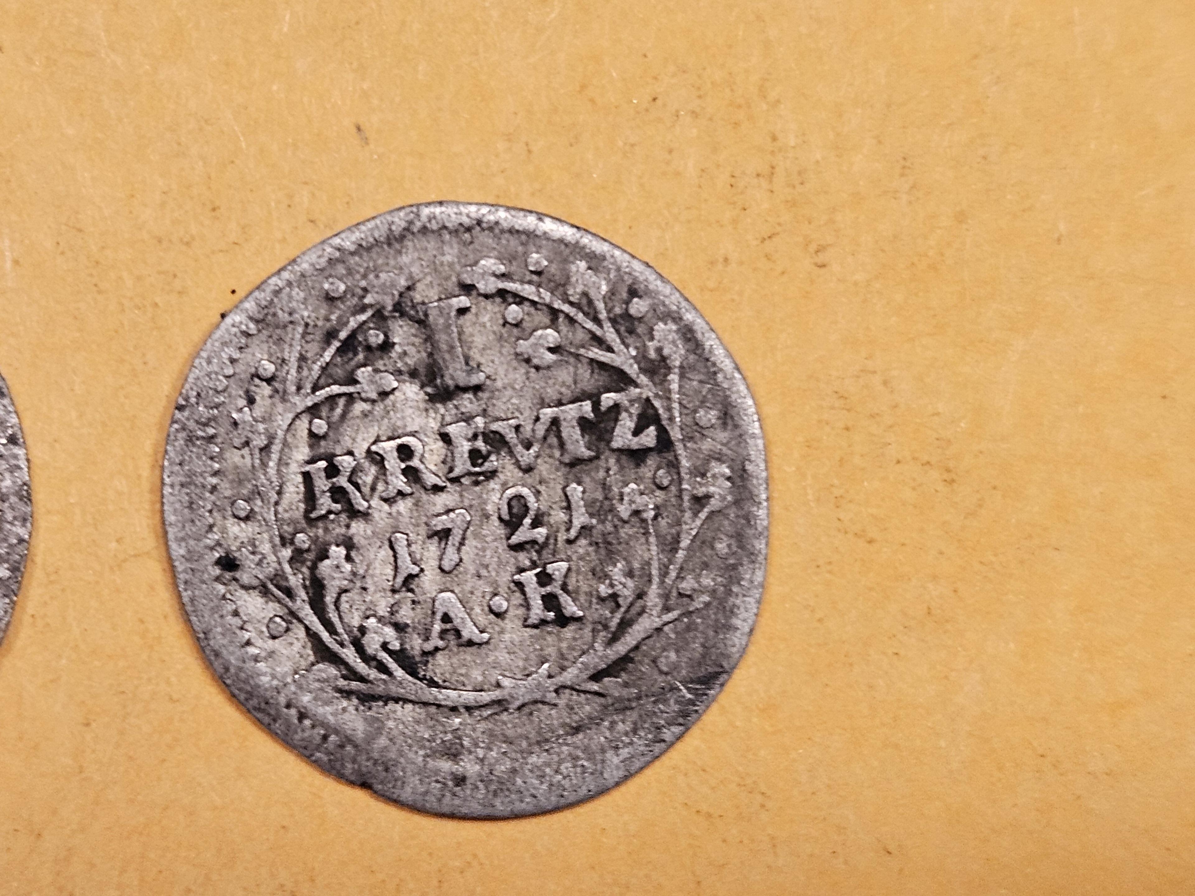 Three German States silver coins