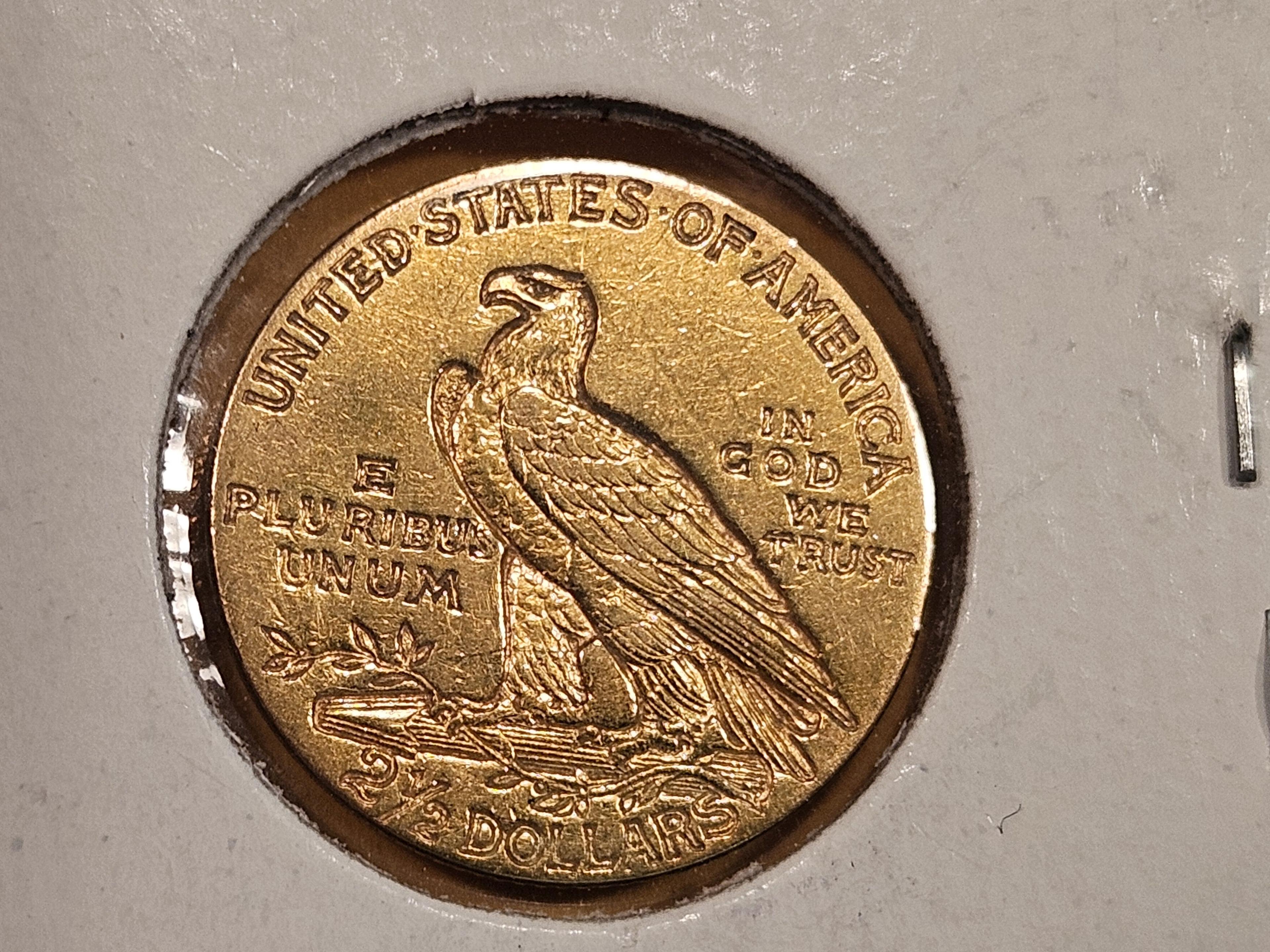 GOLD! 1915 Indian $2.5 Dollars Quarter Eagle
