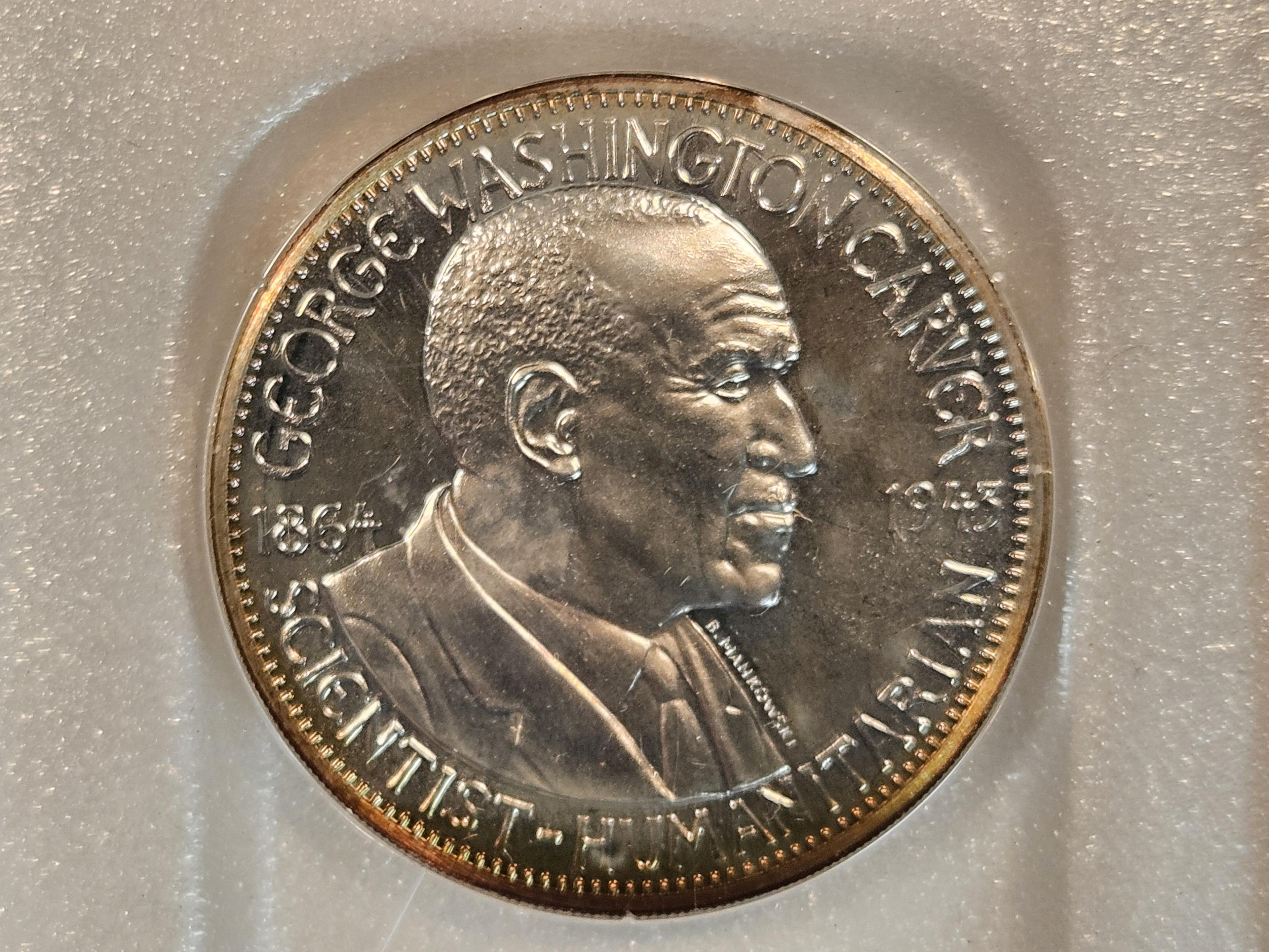 George Washington Carver Proof Silver Medal