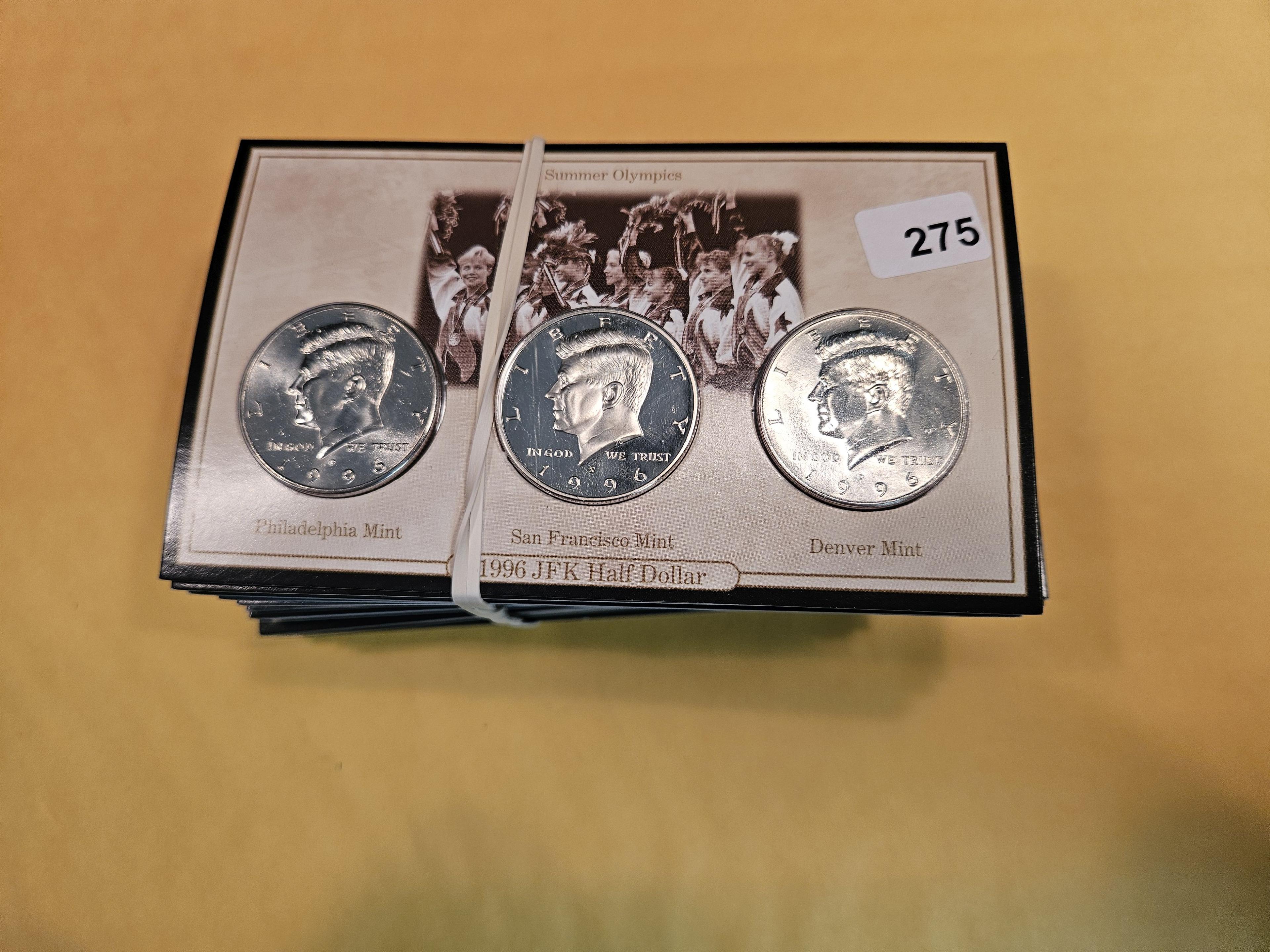 Nice 3-coin each set of Kennedy Half Dollars