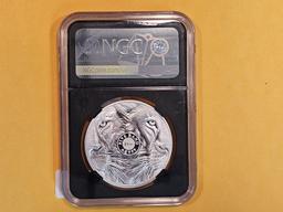 PERFECT! NGC 2019 South Africa Silver 5 Rand in Proof 70 Ultra Cameo