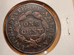 Better Date 1827 Coronet Head Large Cent