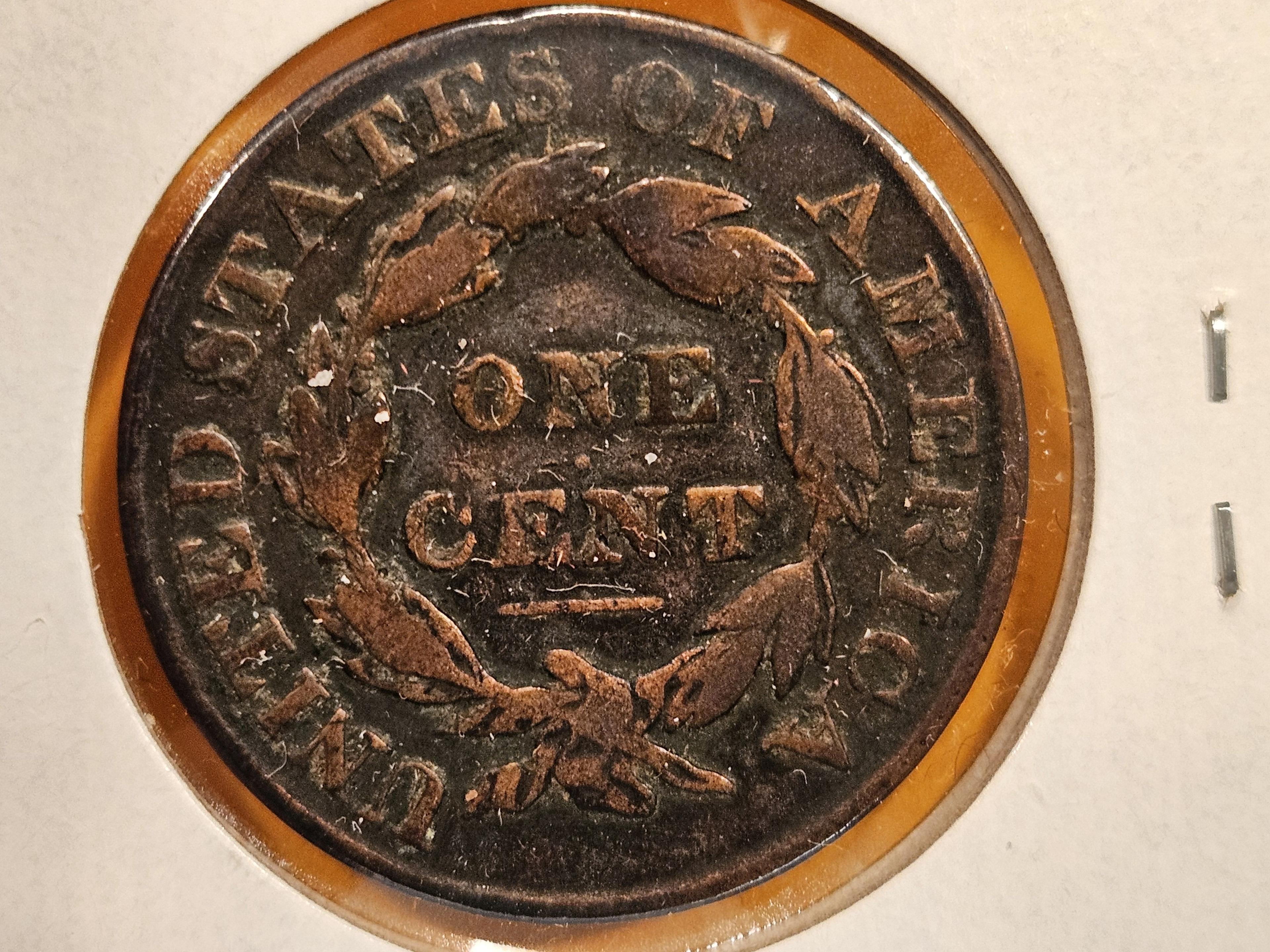 Better Date 1827 Coronet Head Large Cent