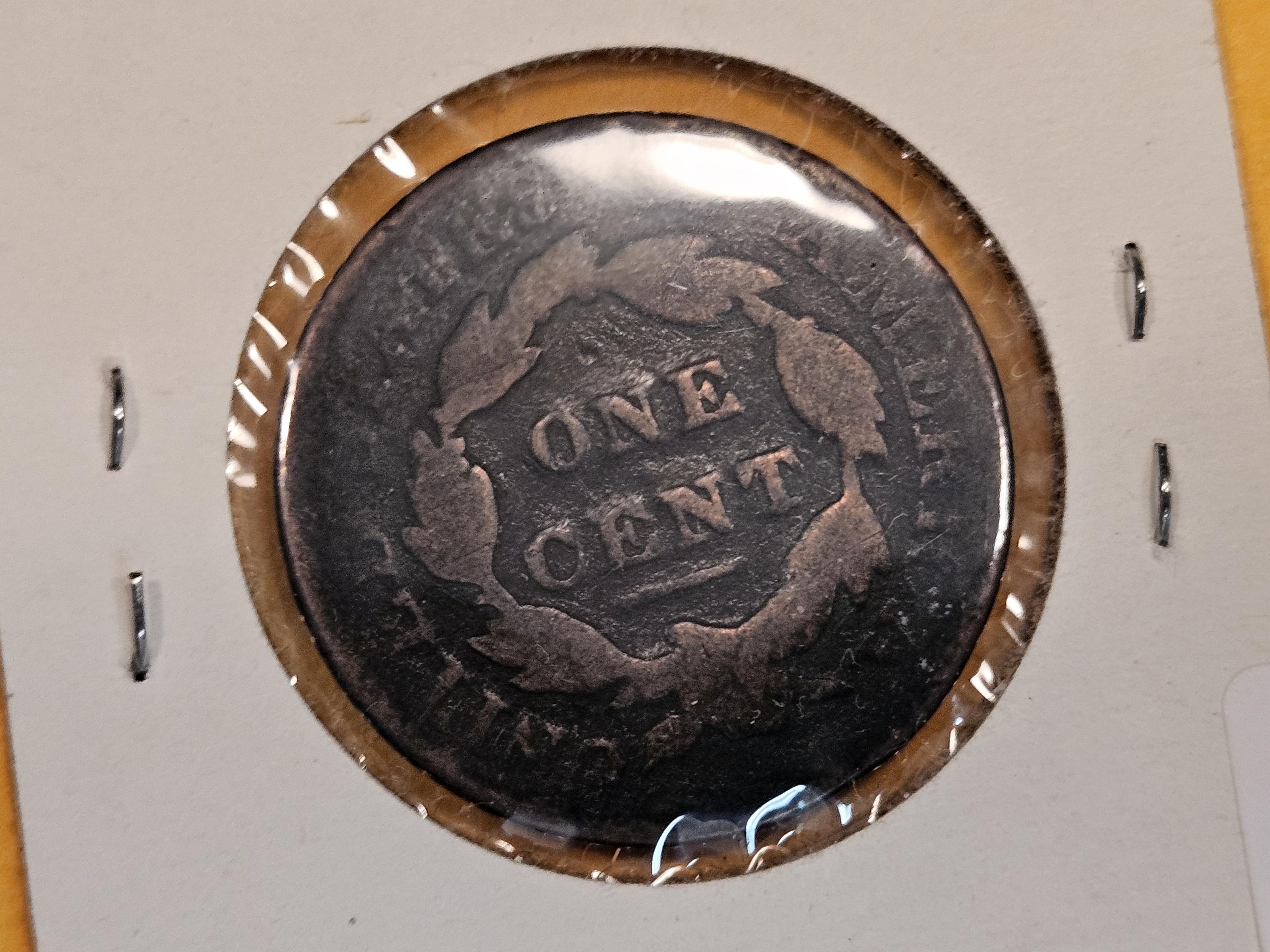 Better Date 1827 Coronet Head Large Cent