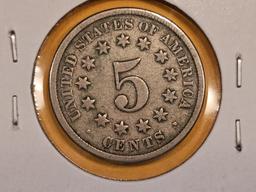 Better Date 1872 Shield Nickel