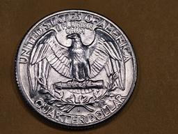 1938-S Washington silver Quarter