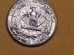 1954-S Washington silver Quarter