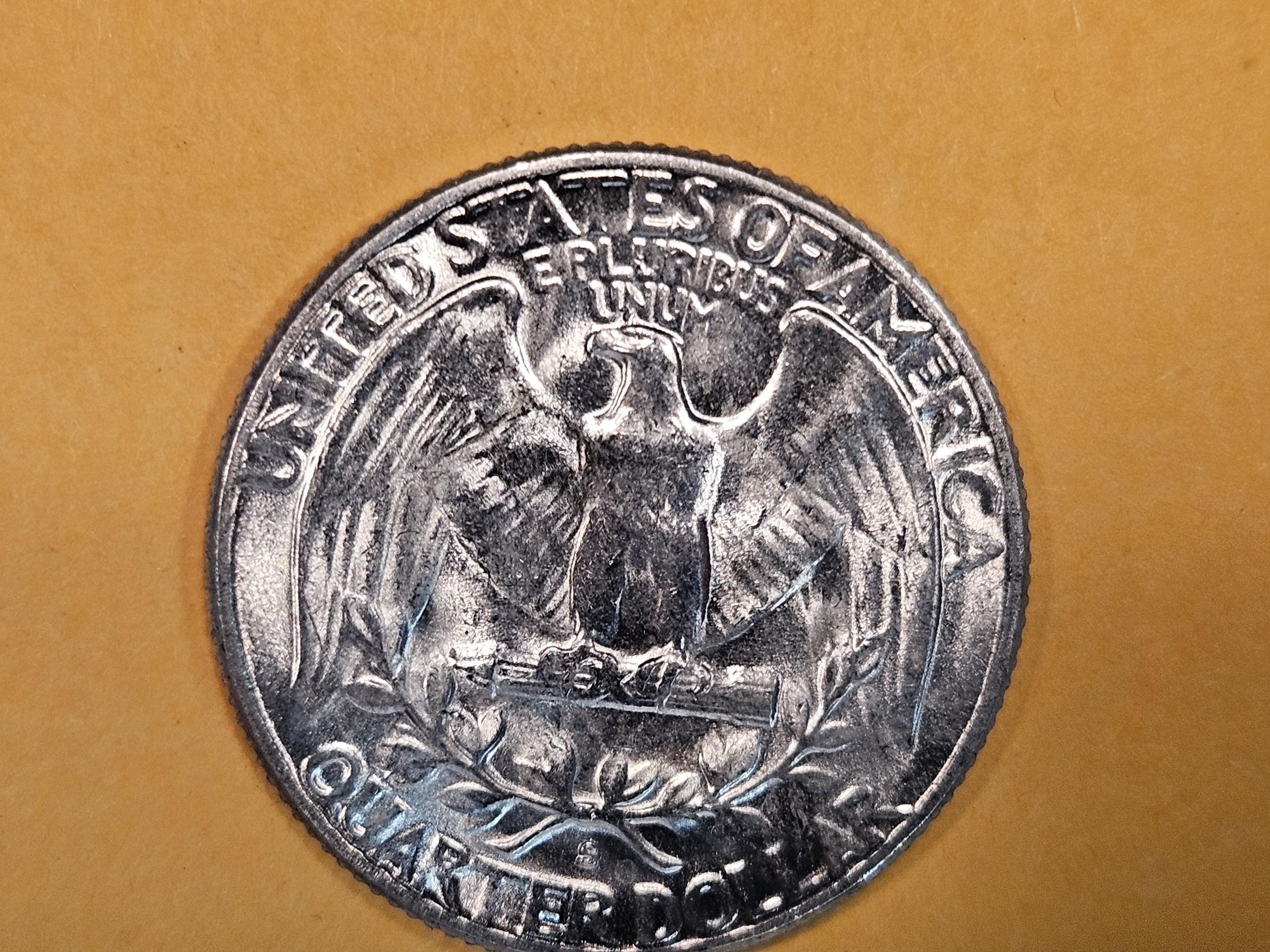 1954-S Washington silver Quarter