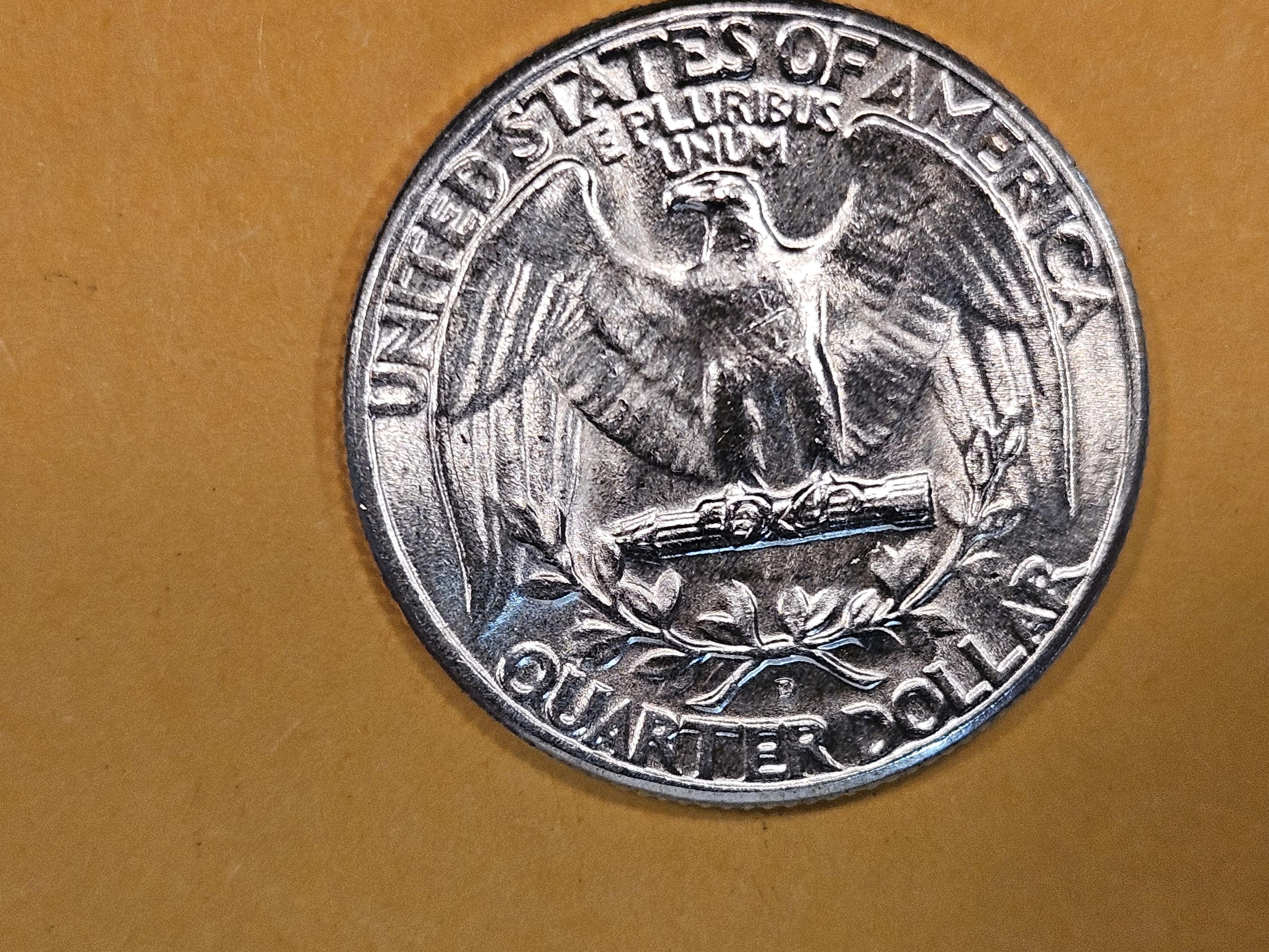1947-D Washington silver Quarter