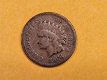 Semi-Key 1868 Indian Cent