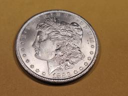 ** KEY DATE ** 1883-CC Morgan Dollar in Very Choice Brilliant Uncirculated plus