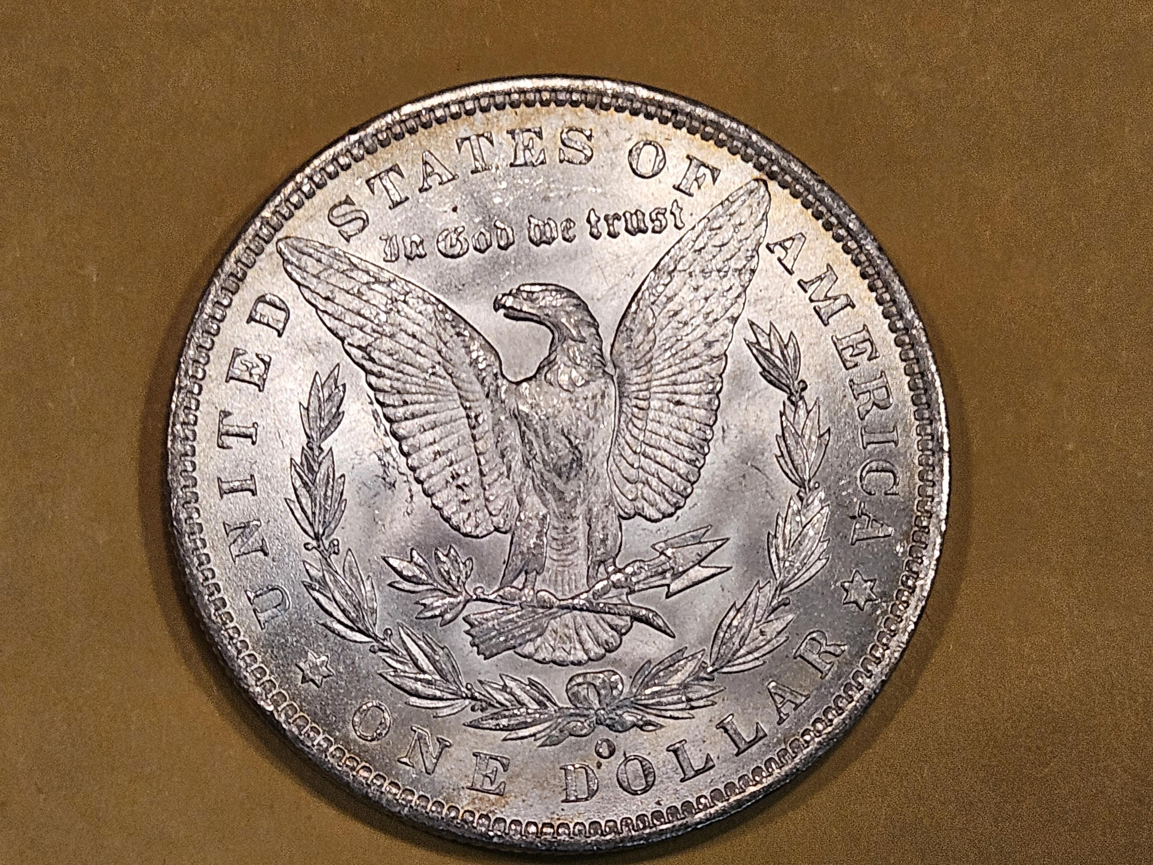 Choice Brilliant Uncirculated 1885-O Morgan Dollar