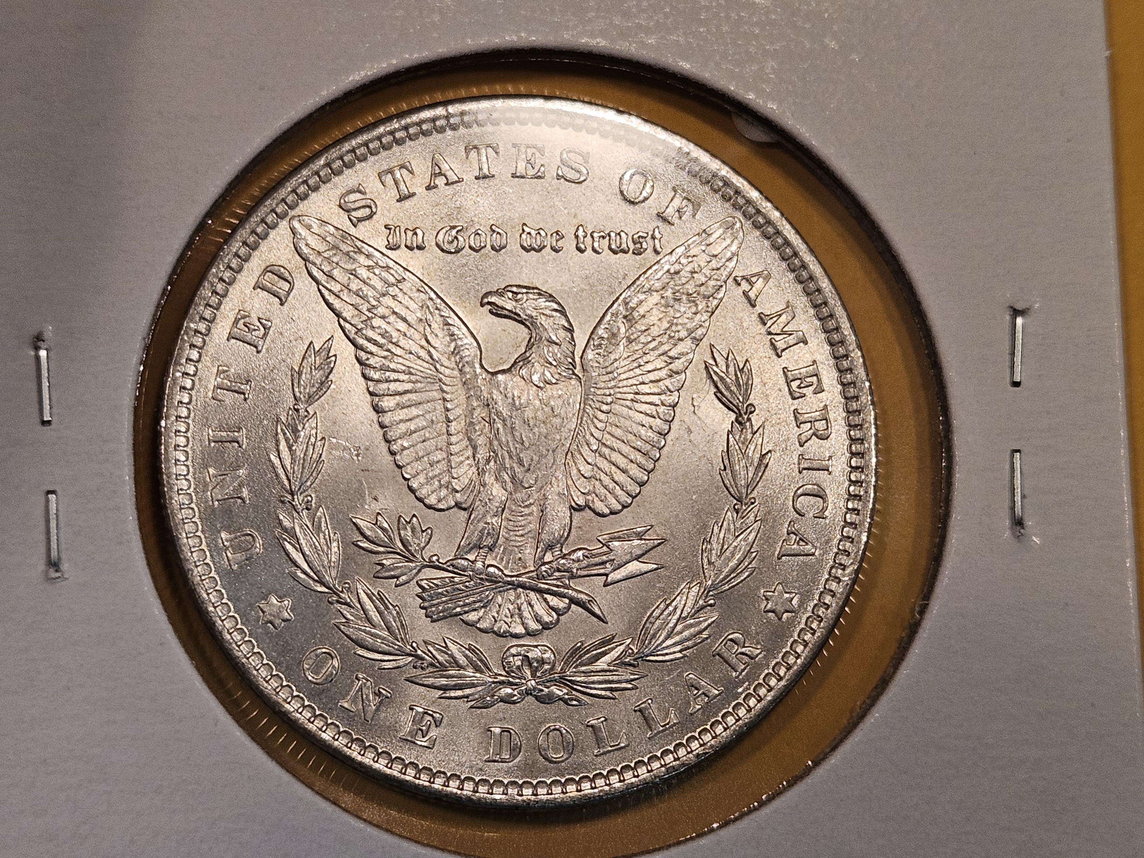 Choice Brilliant Uncirculated 1889 Morgan Dollar