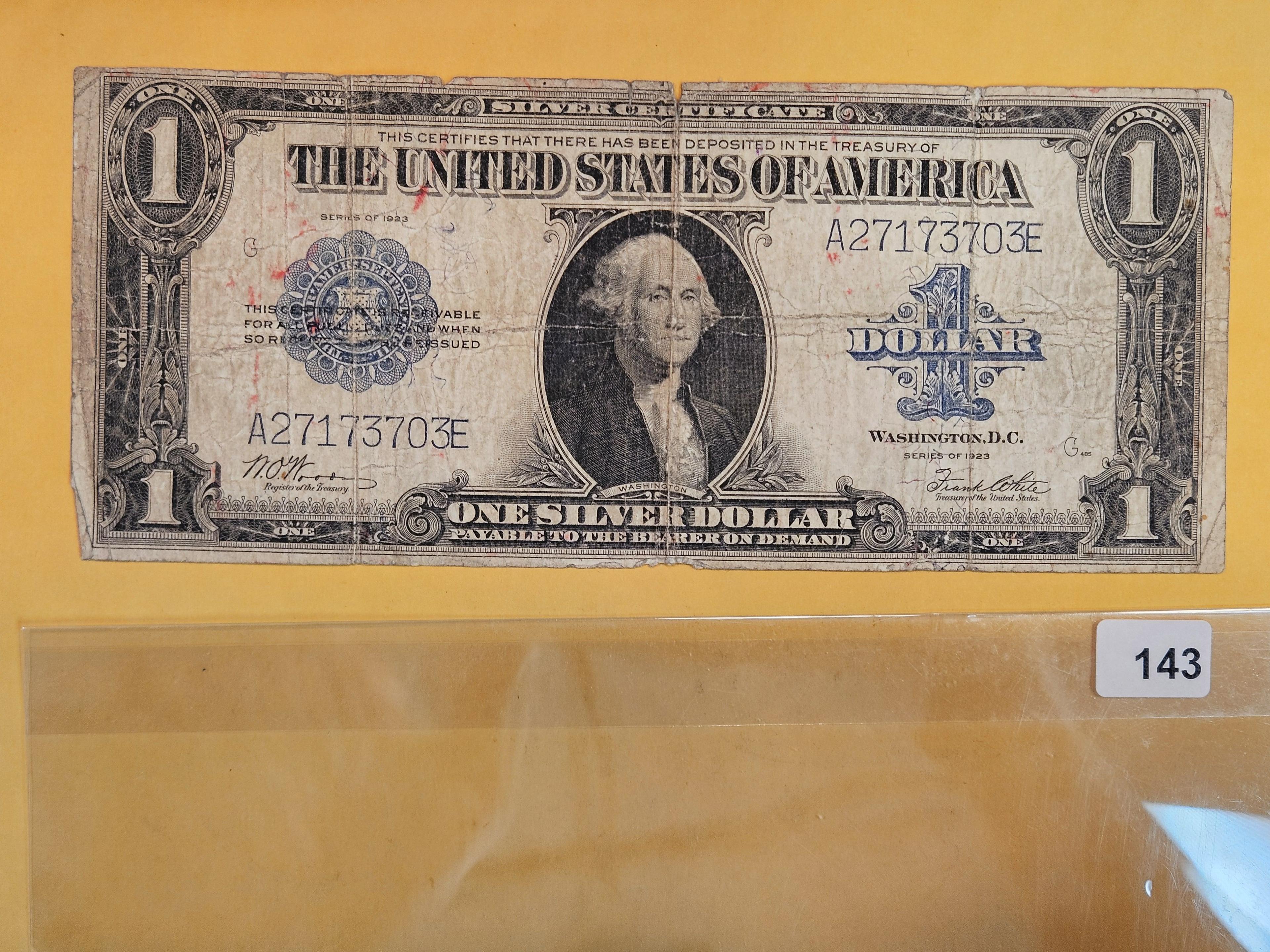 Series 1923 One Dollar Silver Certificate