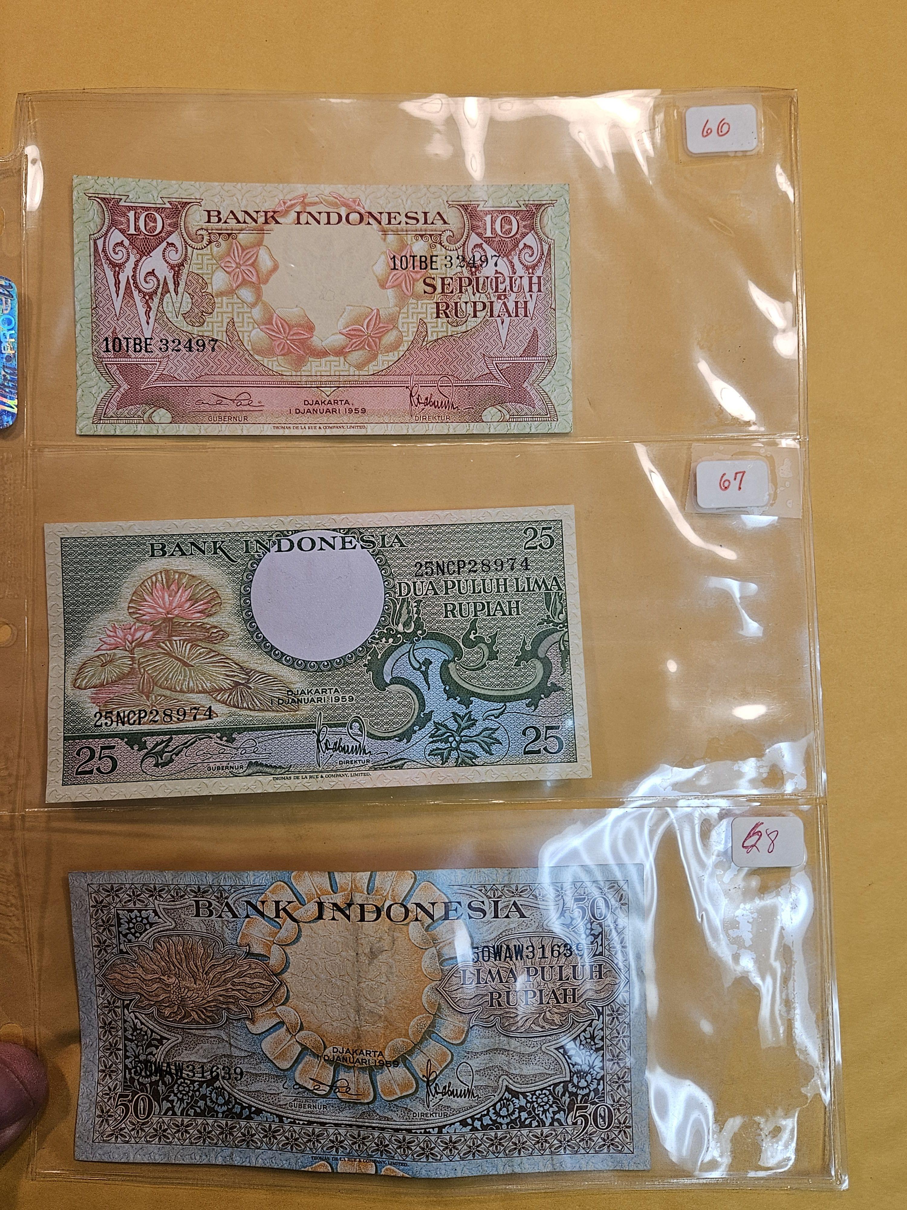 Twenty-five nice notes from Indonesia