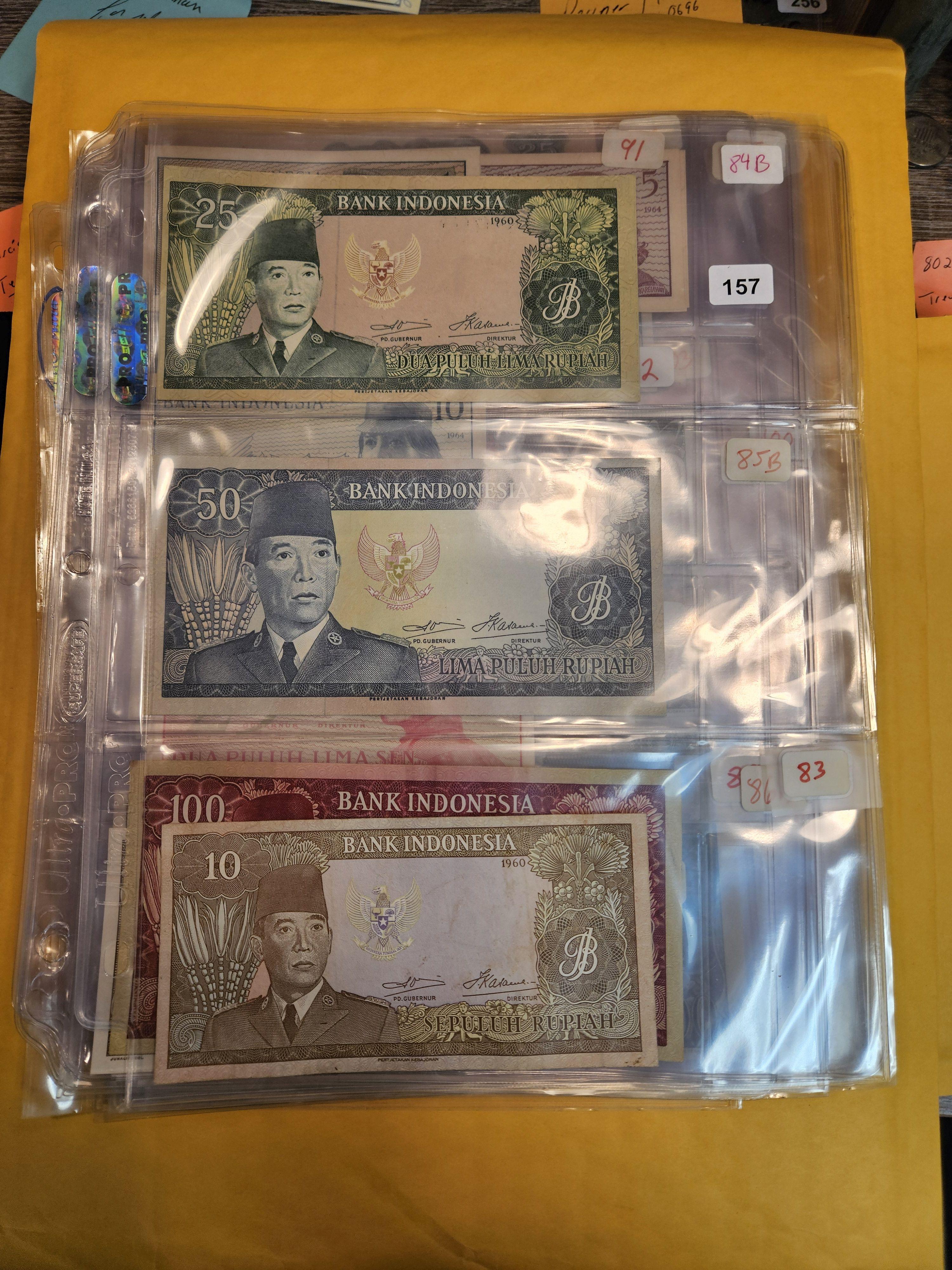 Nuther large group of nice notes from Indonesia
