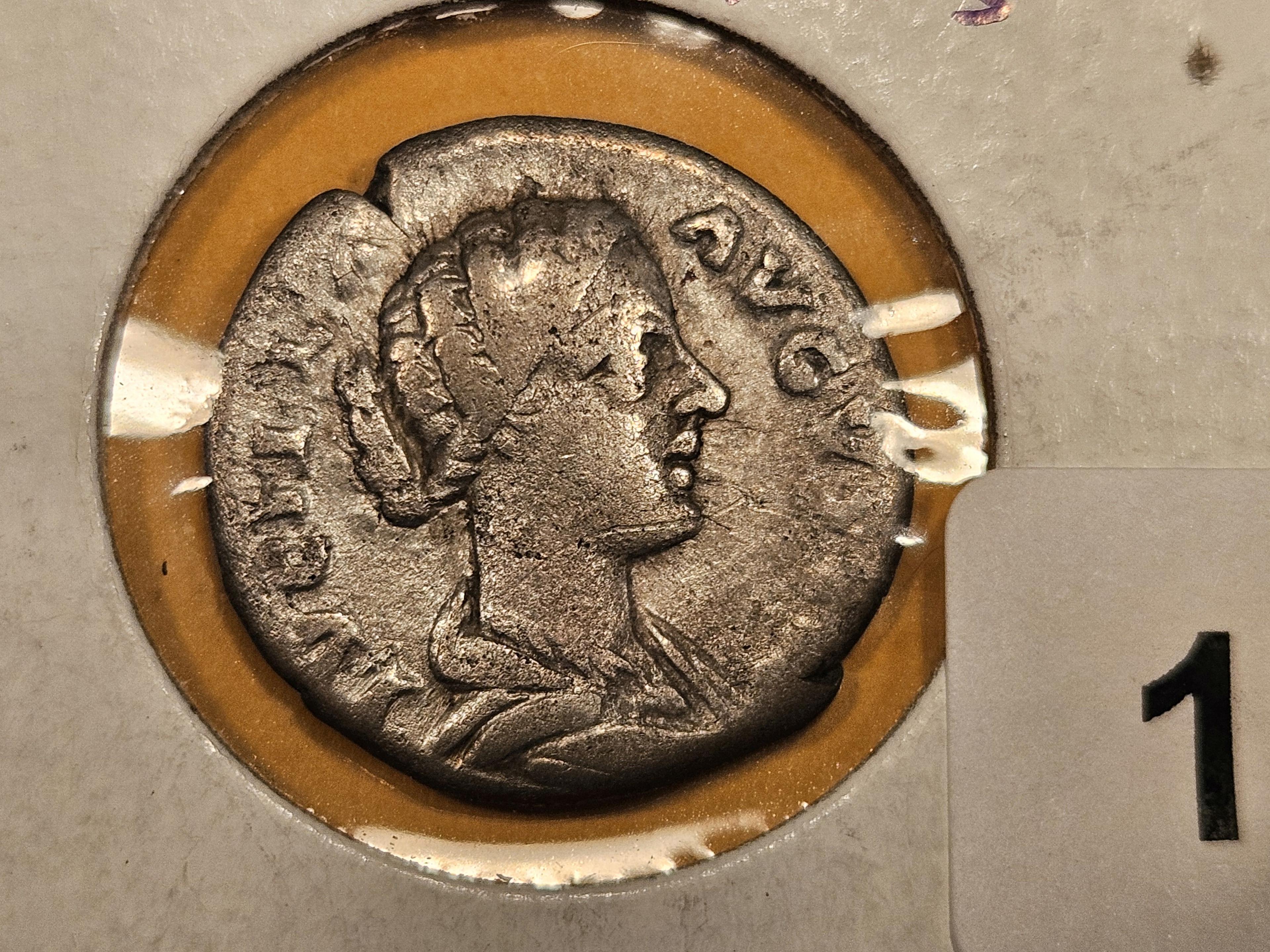 ANCIENT! Lucilla 148 - 192 AD silver denarius