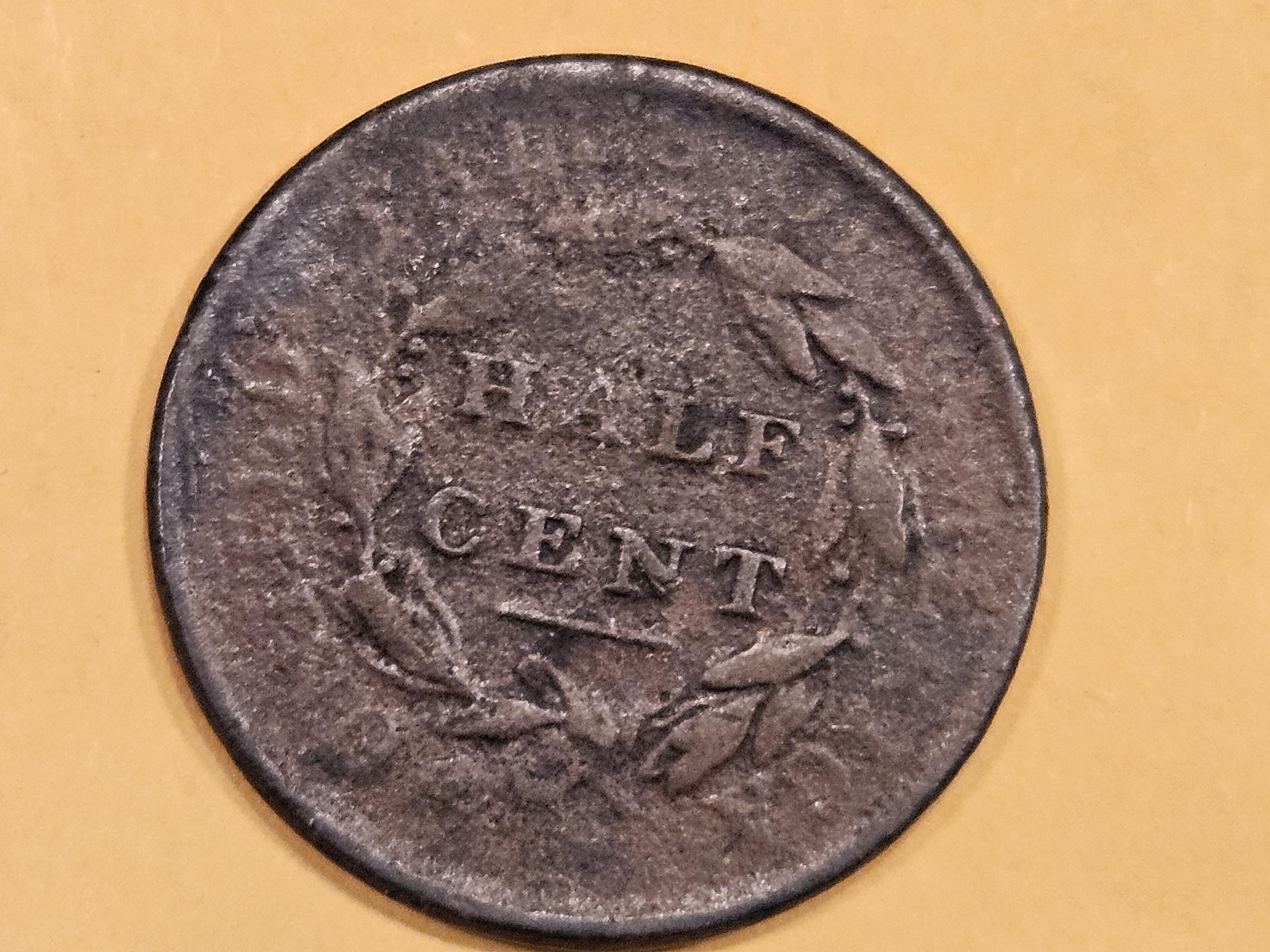 1809 classic Head half-Cent