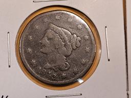 1842 and 1851 Braided Hair Large cents