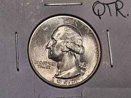 GEM Brilliant Uncirculated 1943 Washington Quarter