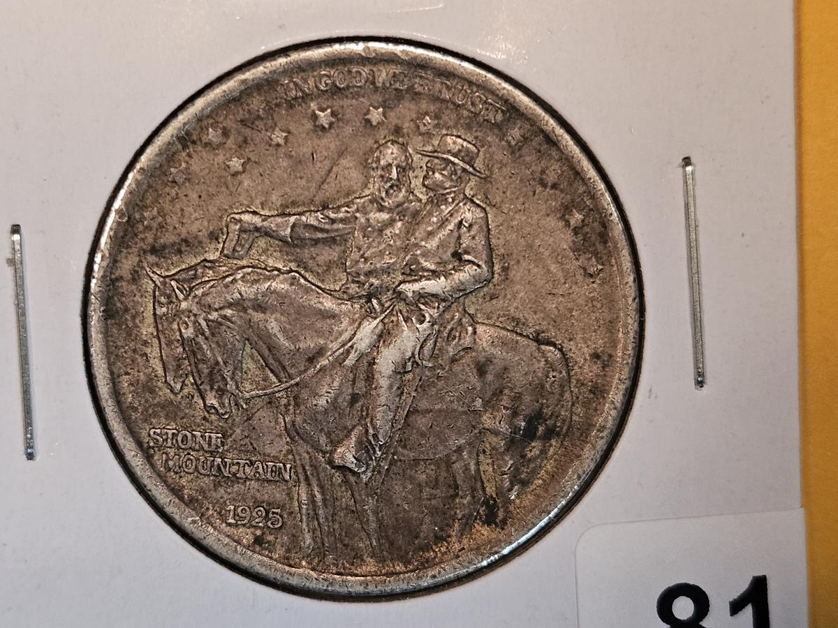 1925 Stone Mountain Commemorative silver Half Dollar