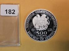 Gem Proof Deep Cameo 2023 Armenia silver 500 Dram