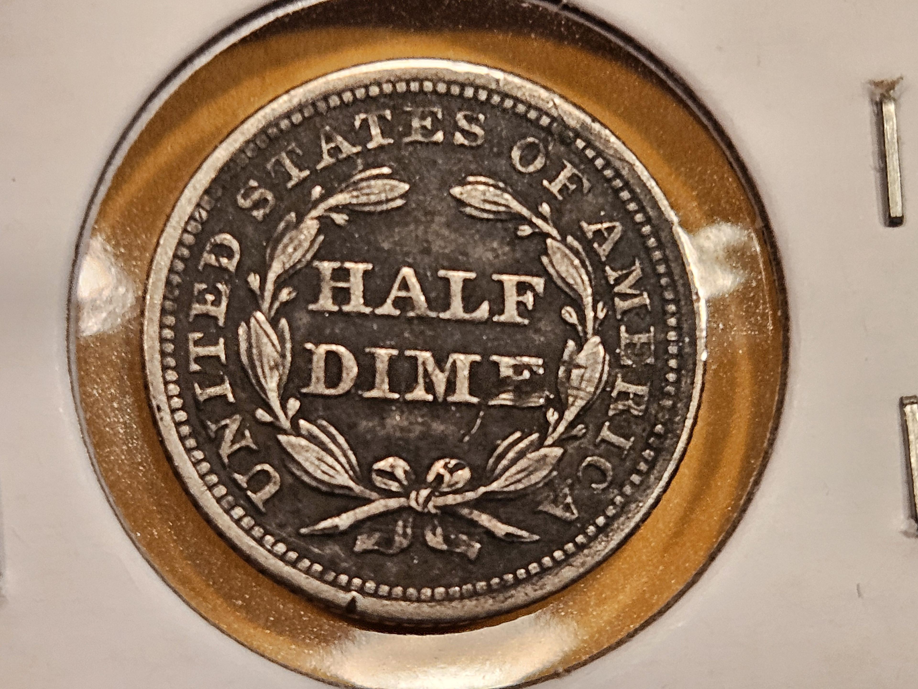 1853 Arrows at date Seated Liberty Half Dime