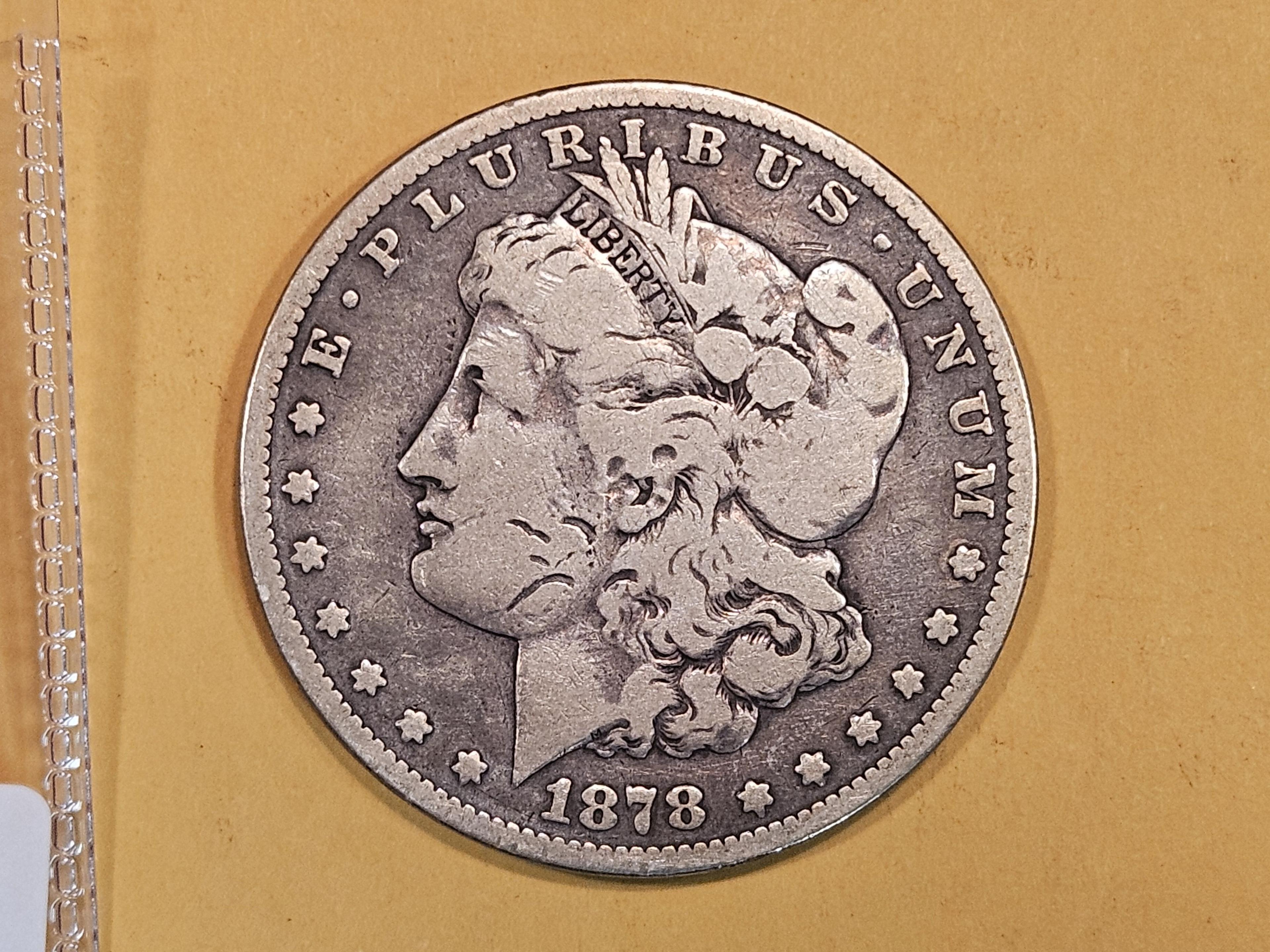 ** KEY DATE ** 1878-CC Morgan Dollar