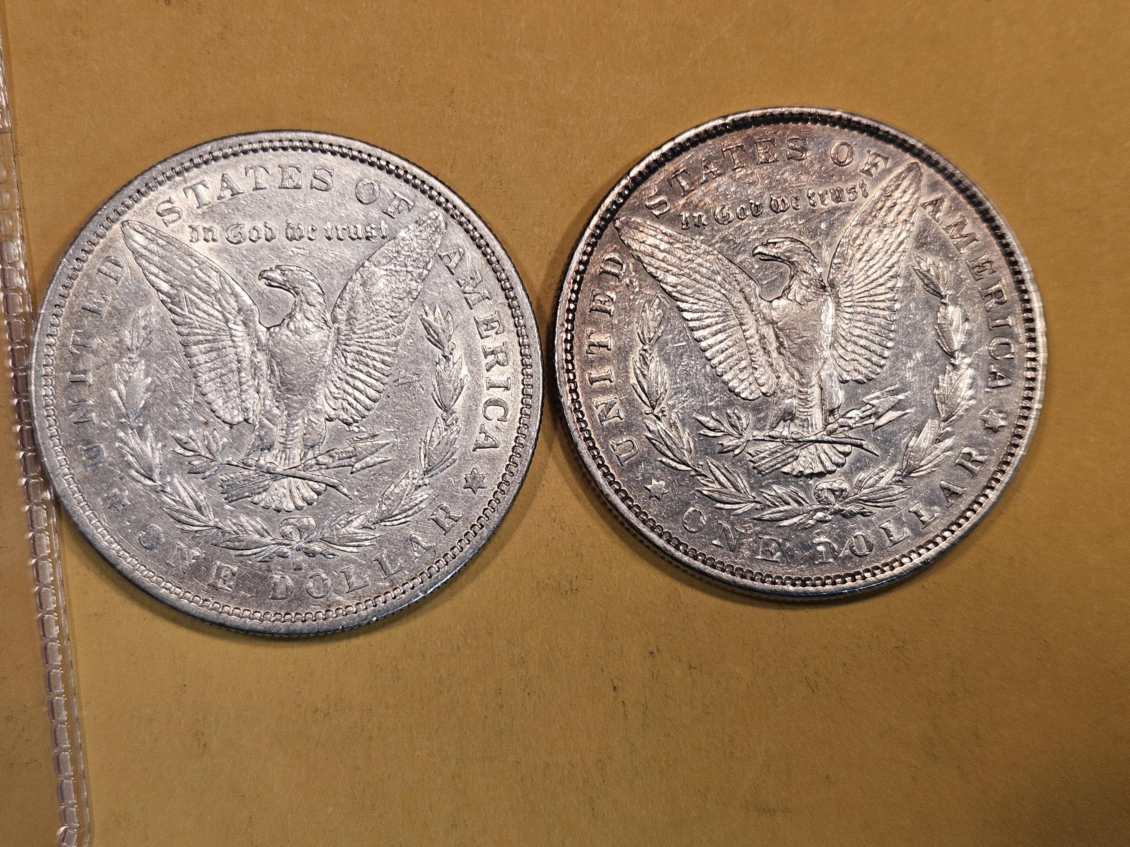 1879-S and 1882 Morgan Dollars