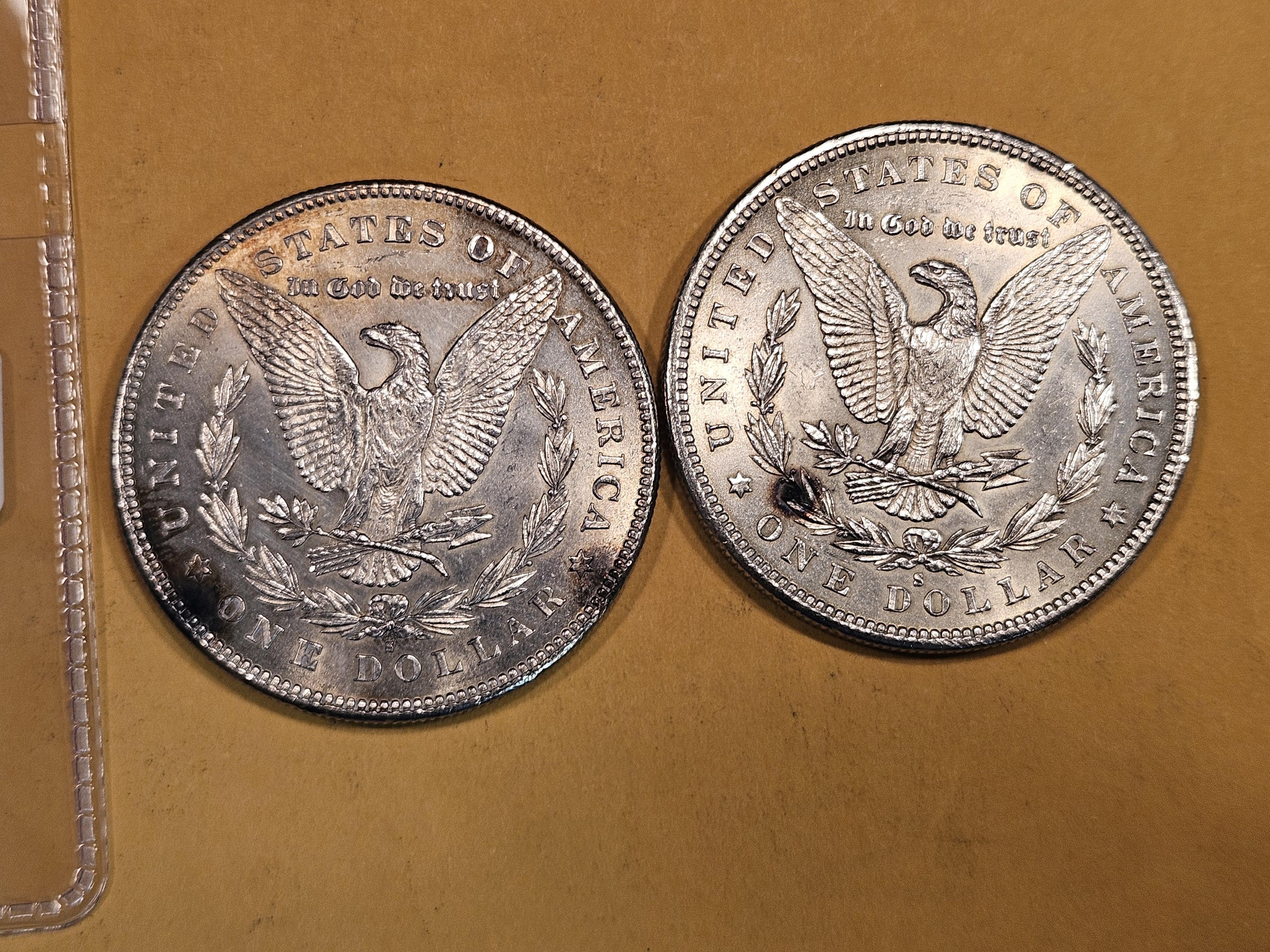 1878-S and 1879-S Morgan Dollars