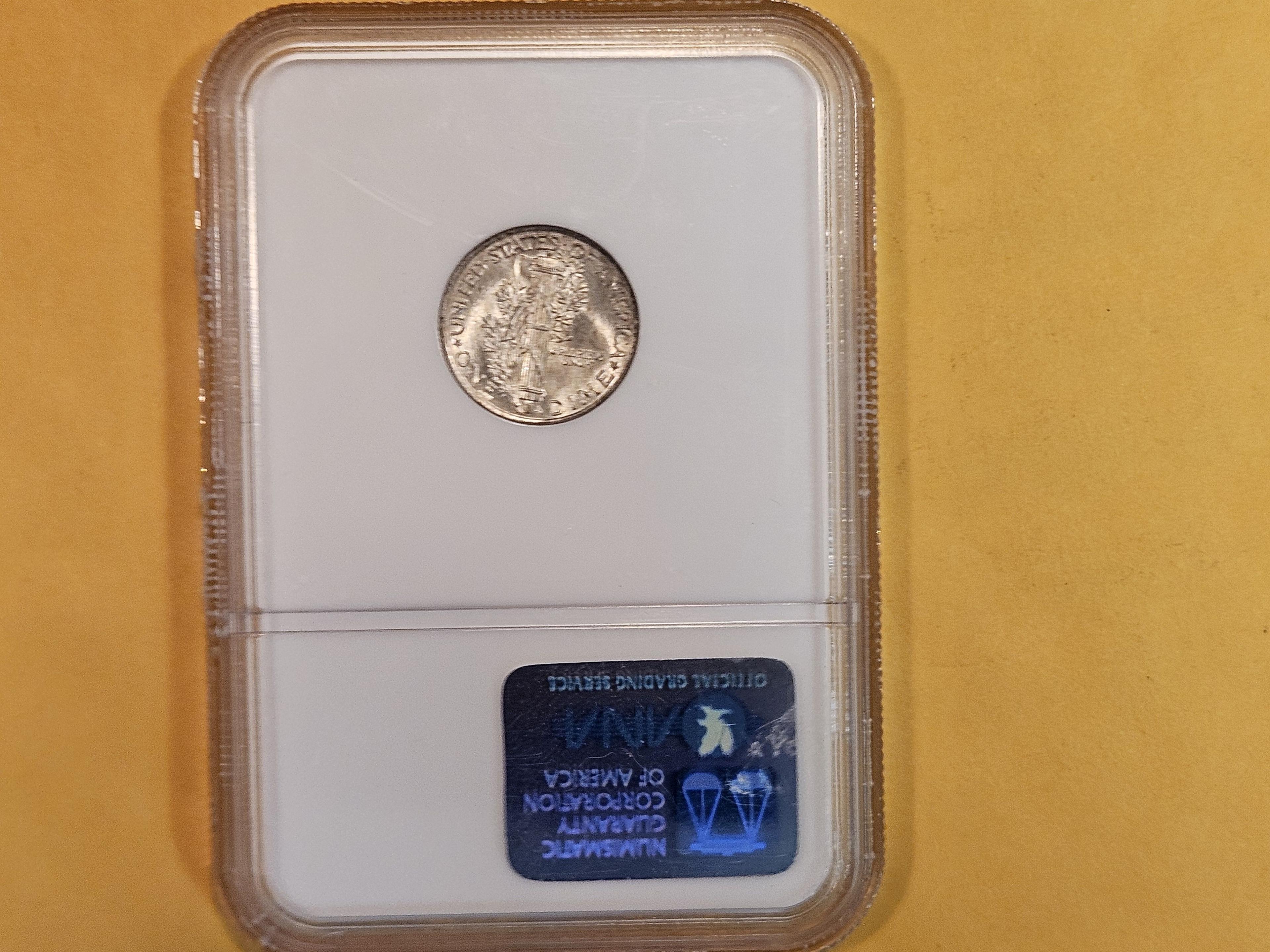 GEM! NGC 1937 Mercury Dime in Mint State 66 FB