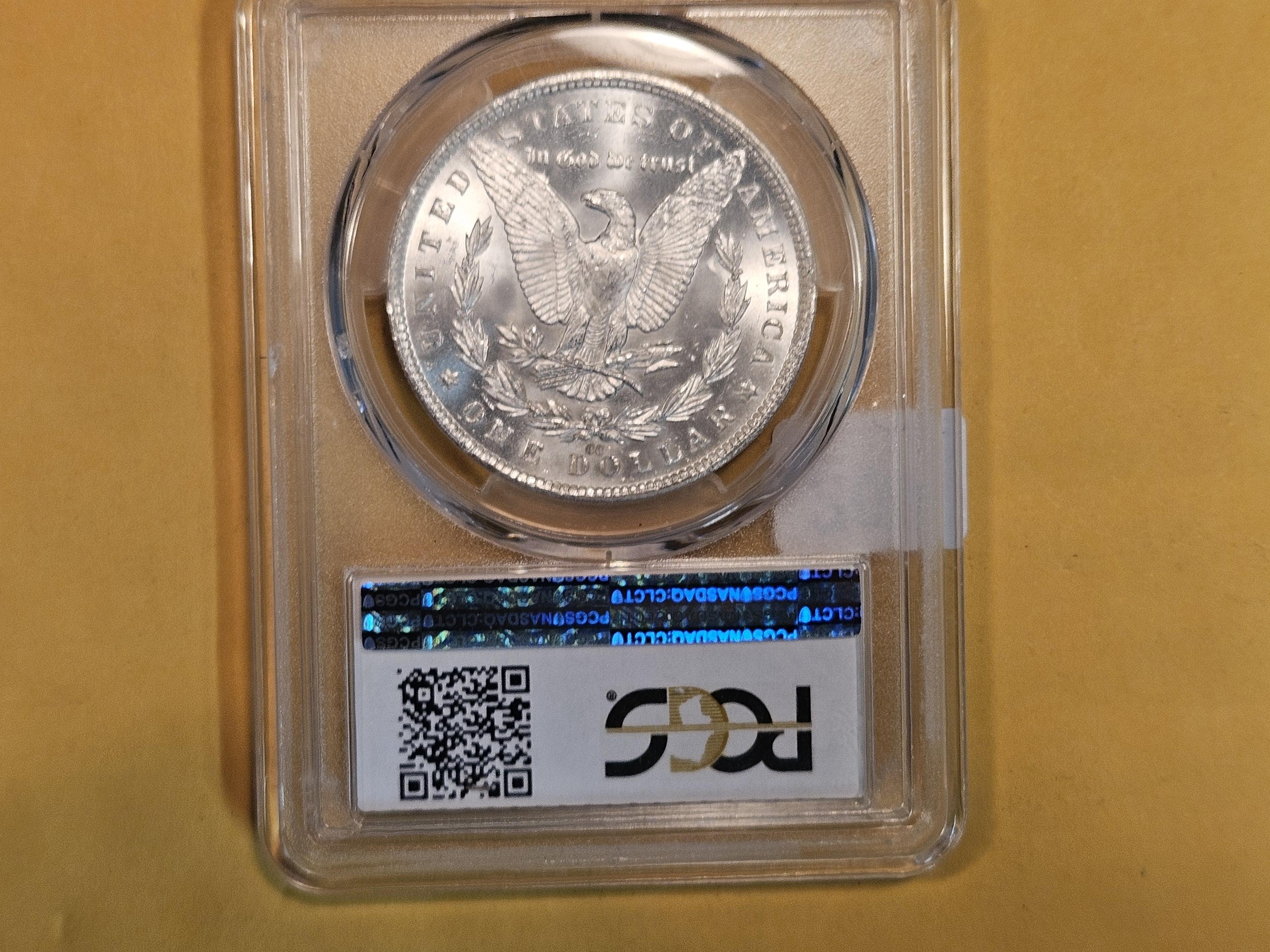 ** KEY DATE ** PCGS 1882-CC Morgan Dollar in Mint State 63