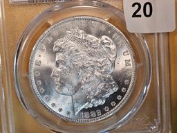 ** KEY DATE ** PCGS 1882-CC Morgan Dollar in Mint State 63