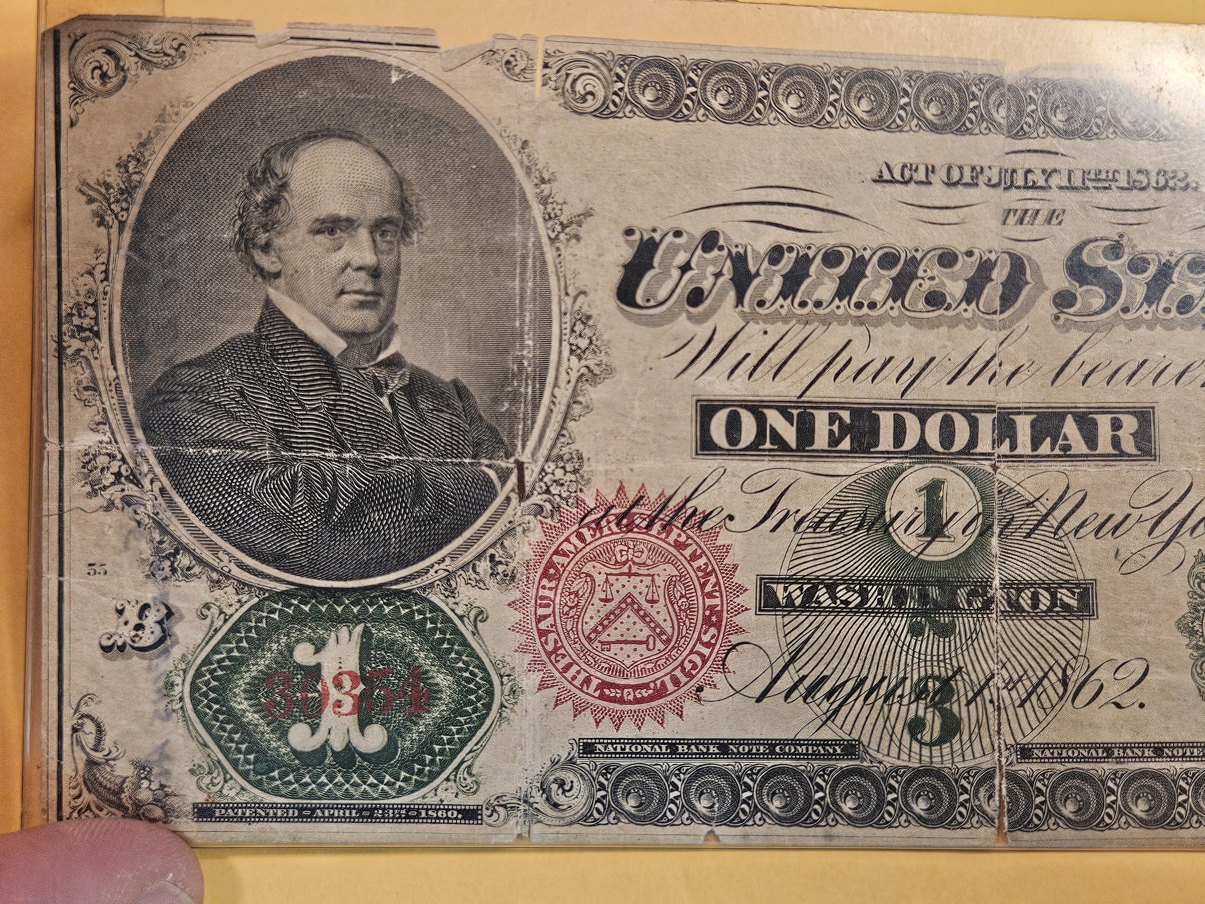 Cool 1862 One Dollar Legal Tender