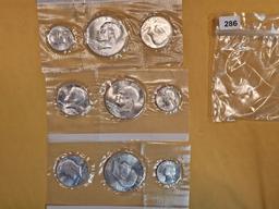 Three 1976-S Silver 3-coin Bicentennial sets