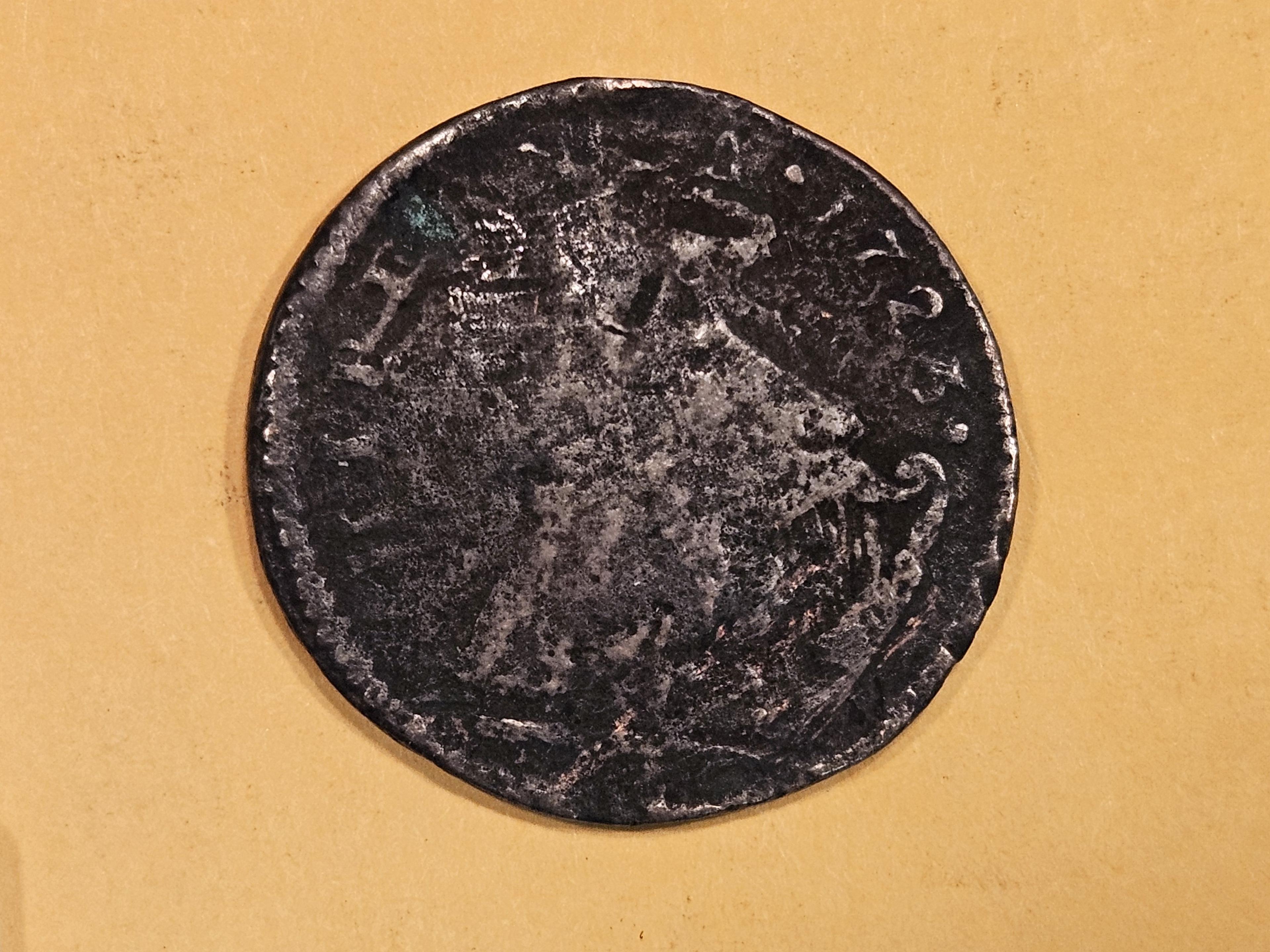 COLONIAL! 1723 Woods Hibernia 1/2 penny