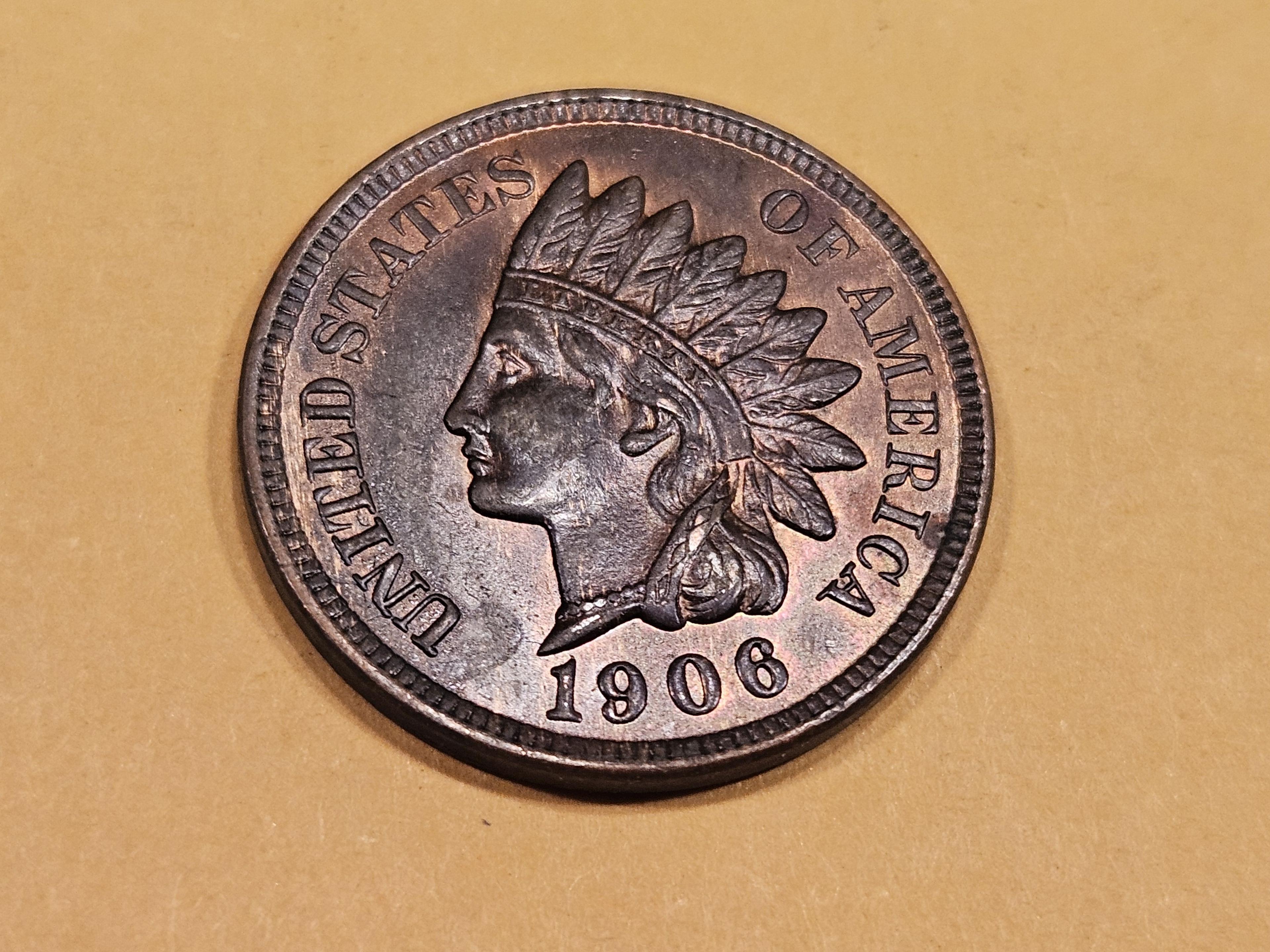 Red-Brown Uncirculated 1906 Indian Cent