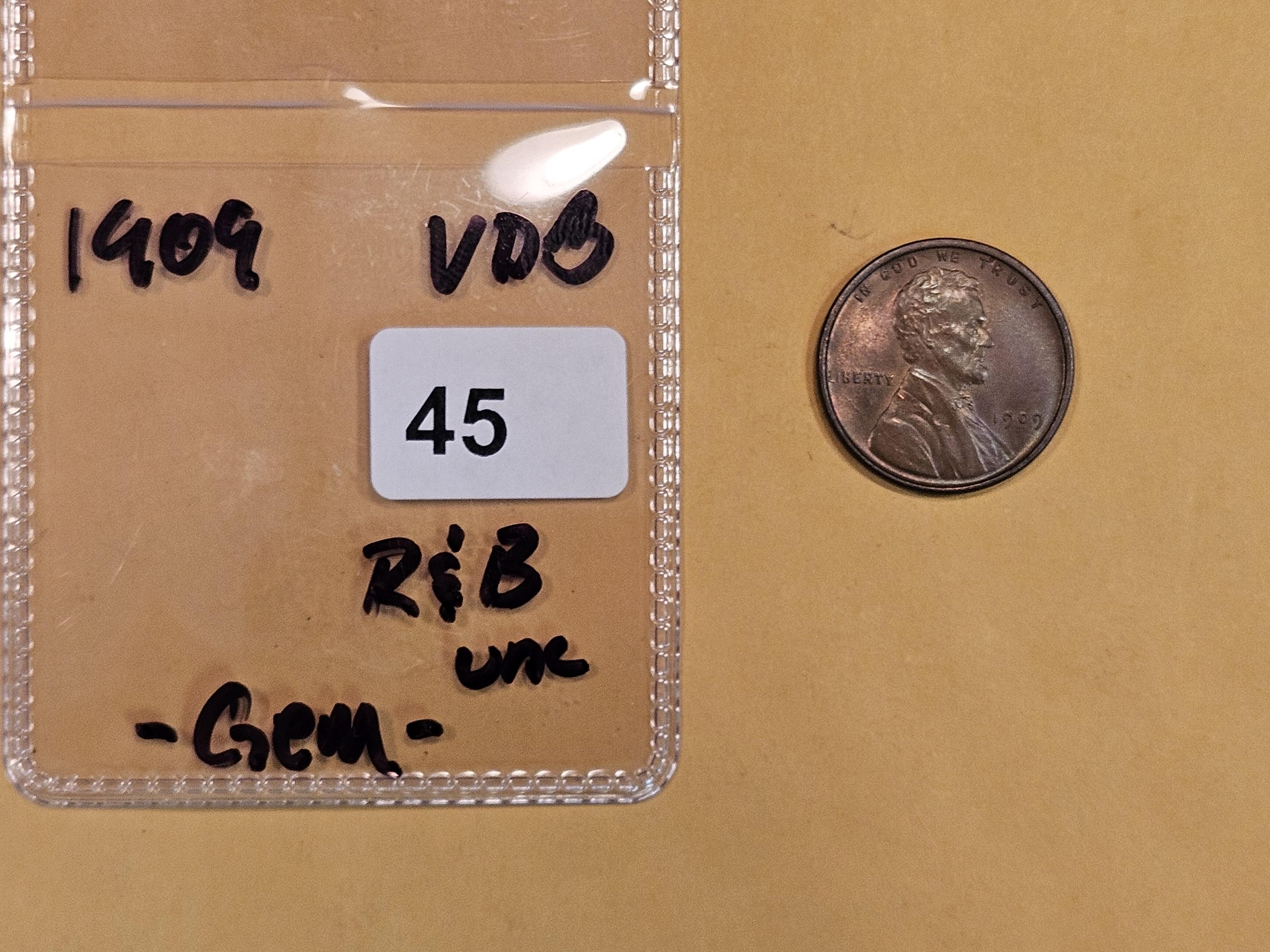 GEM Uncirculated 1909-VDB Wheat Cent