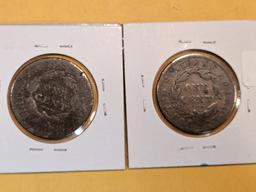 1816 and 1835 Large Cents